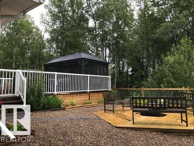 7 Andrew Drive, Rural Athabasca County, AB - Outdoor With Deck Patio Veranda