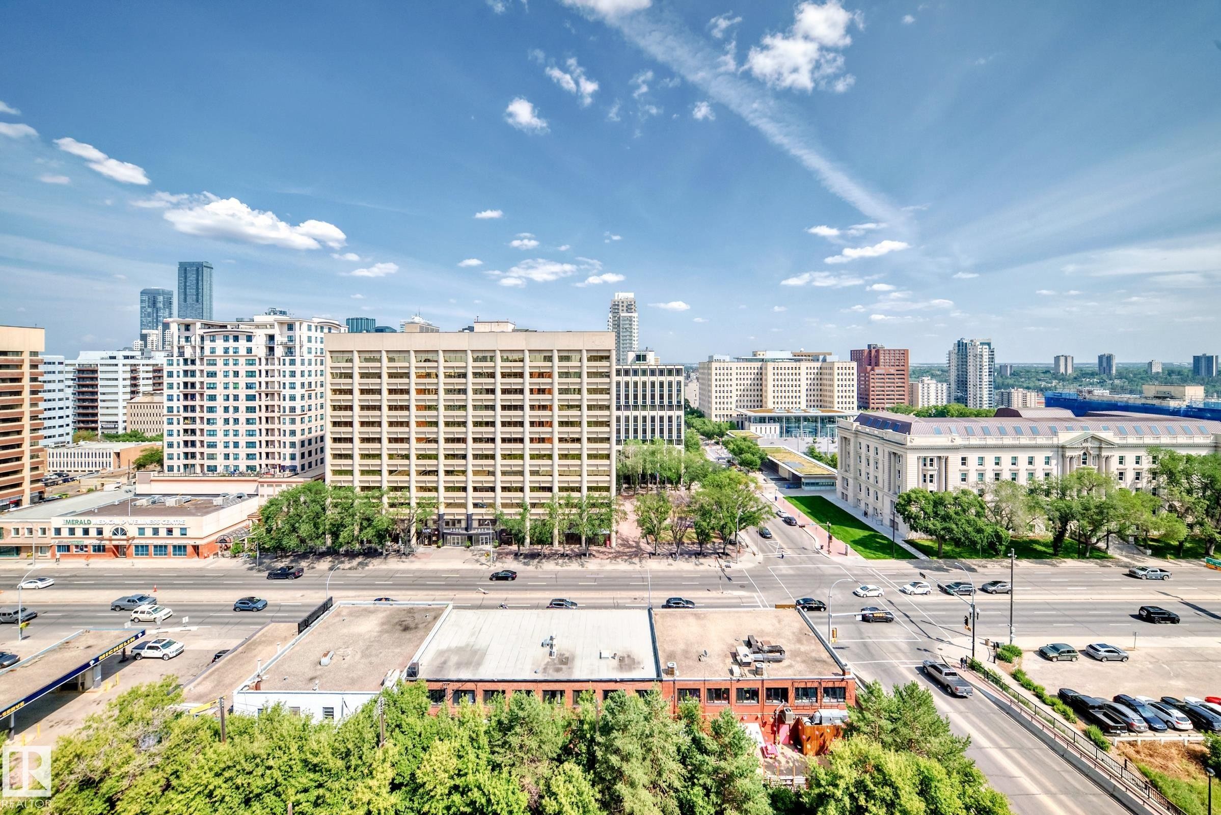 #1601 9909 110 St Nw, Edmonton, AB - Outdoor With View