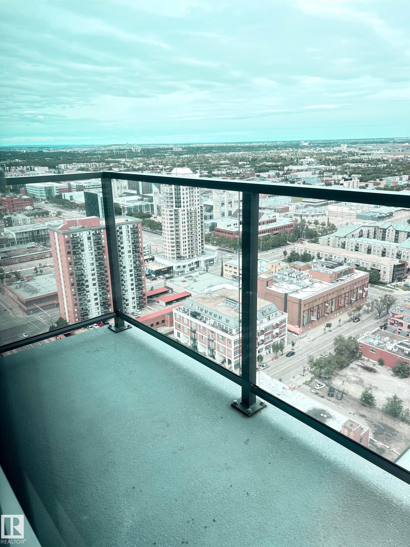 Amazing unobstructed views of the City from this 28th floor unit! - #2804 10238 103 St Nw, Edmonton, AB - Outdoor With Balcony With View