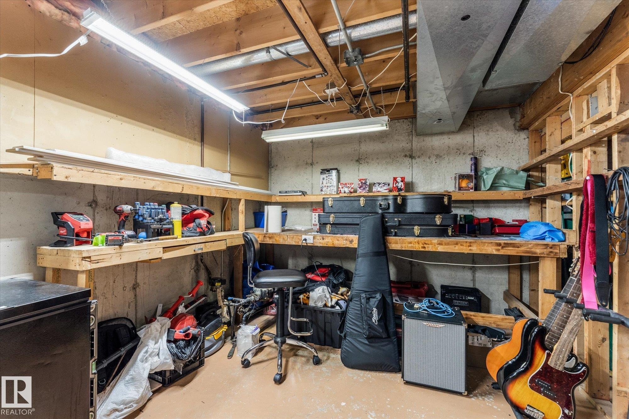 #26 100 Westridge Cr, Spruce Grove, AB - Indoor Photo Showing Basement