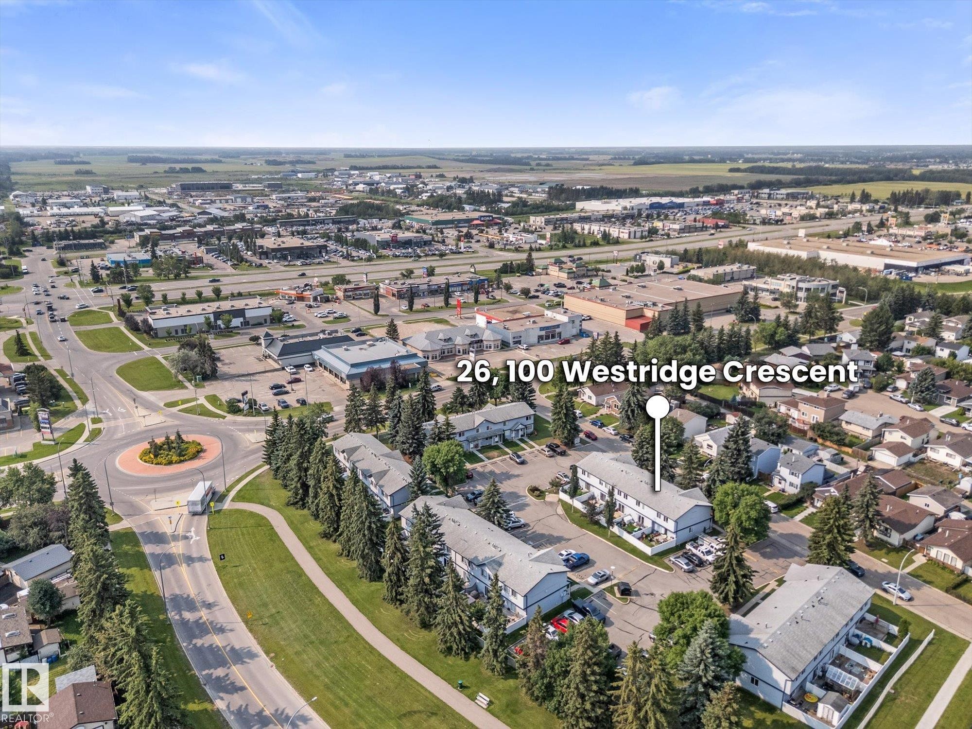#26 100 Westridge Cr, Spruce Grove, AB - Outdoor With View