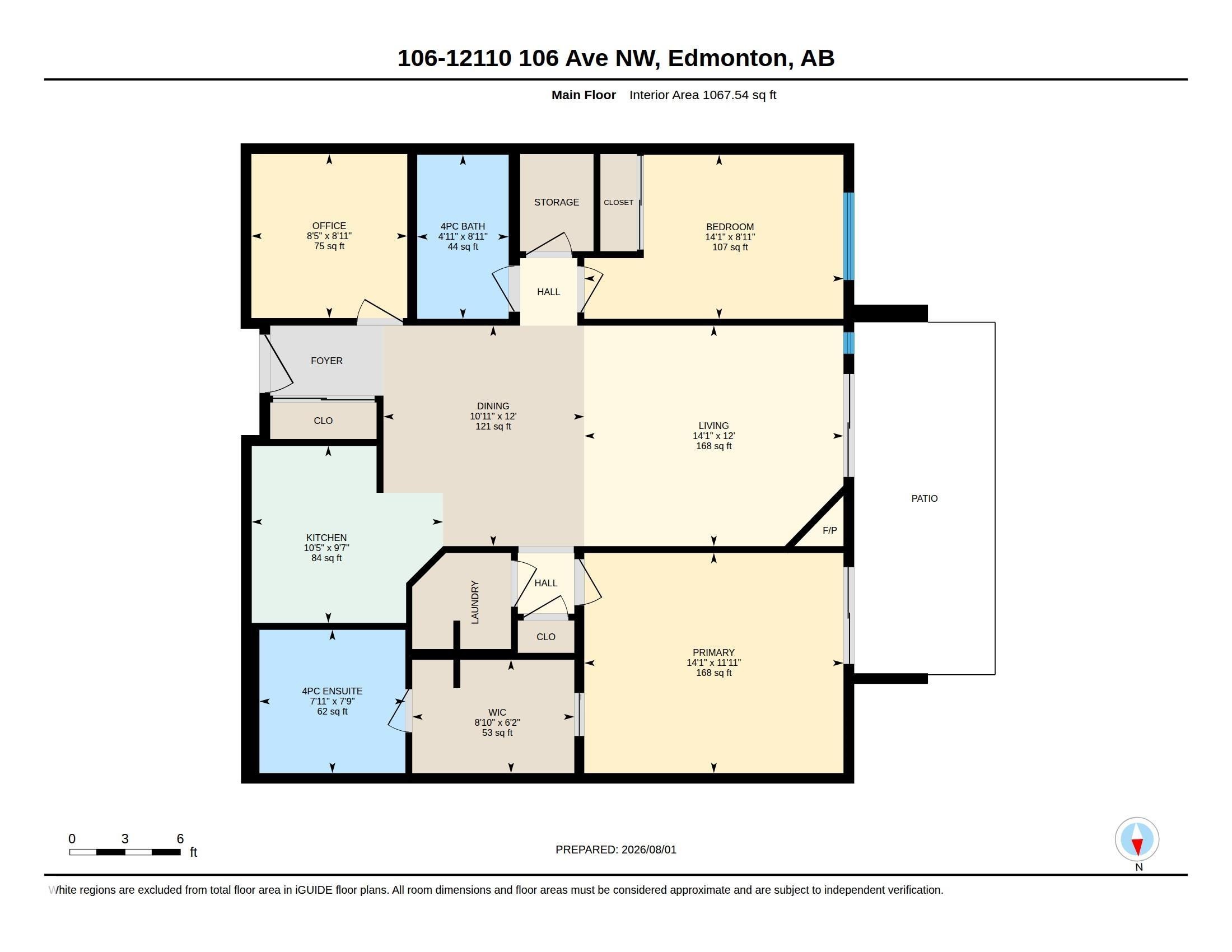 Floor plan - #106 12110 106 Av Nw, Edmonton, AB - Other