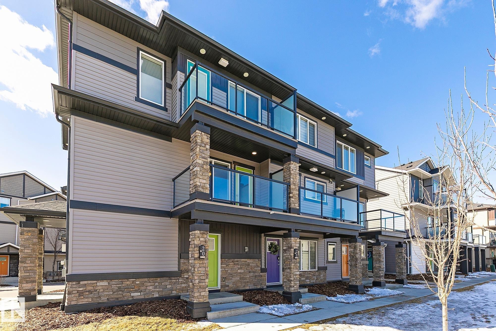 #20 1530 Tamarack Boulevard Nw, Edmonton, AB - Outdoor With Balcony