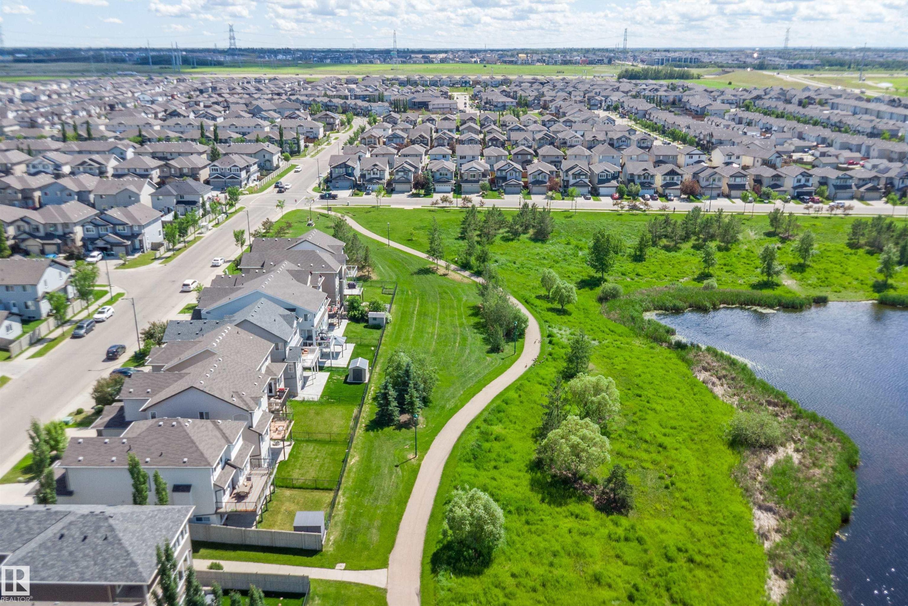 1708 32 Street Nw, Edmonton, AB - Outdoor With Body Of Water With View