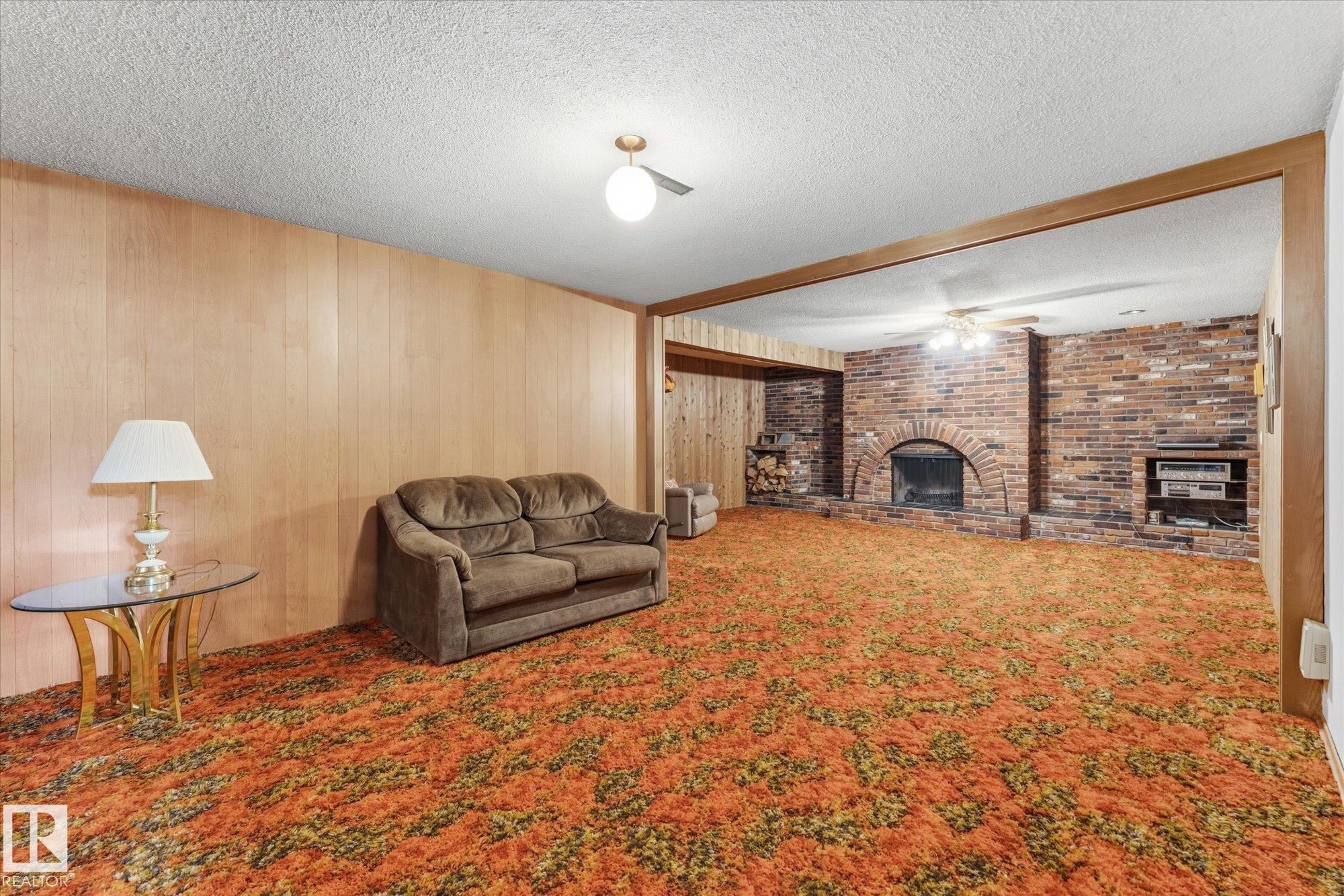8727 73 Street Nw, Edmonton, AB - Indoor With Fireplace