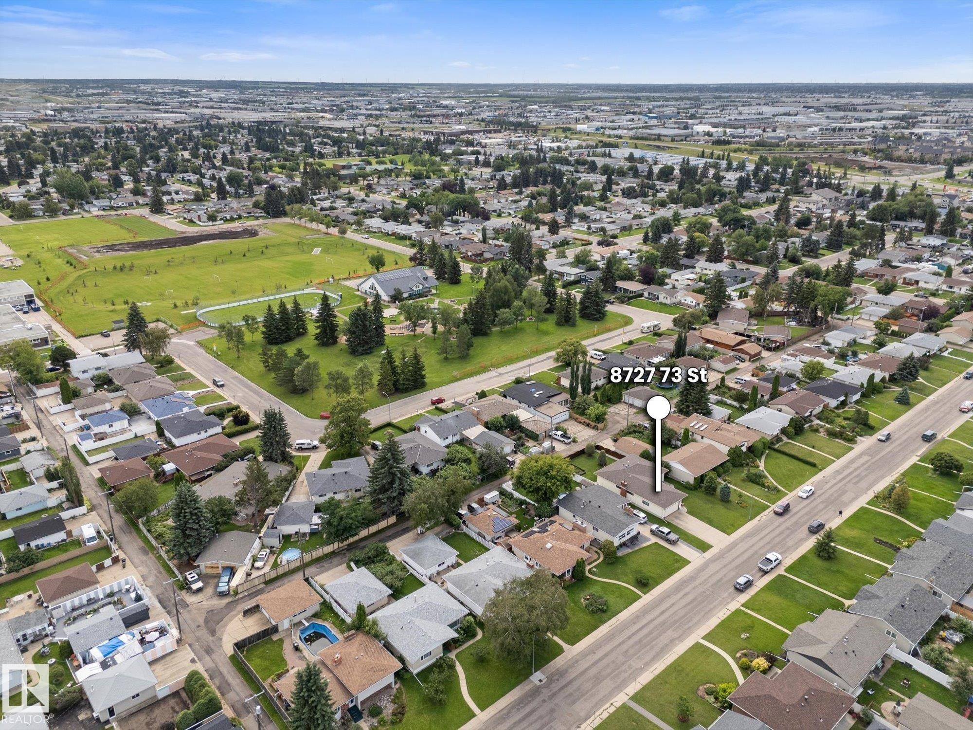 8727 73 Street Nw, Edmonton, AB - Outdoor With View