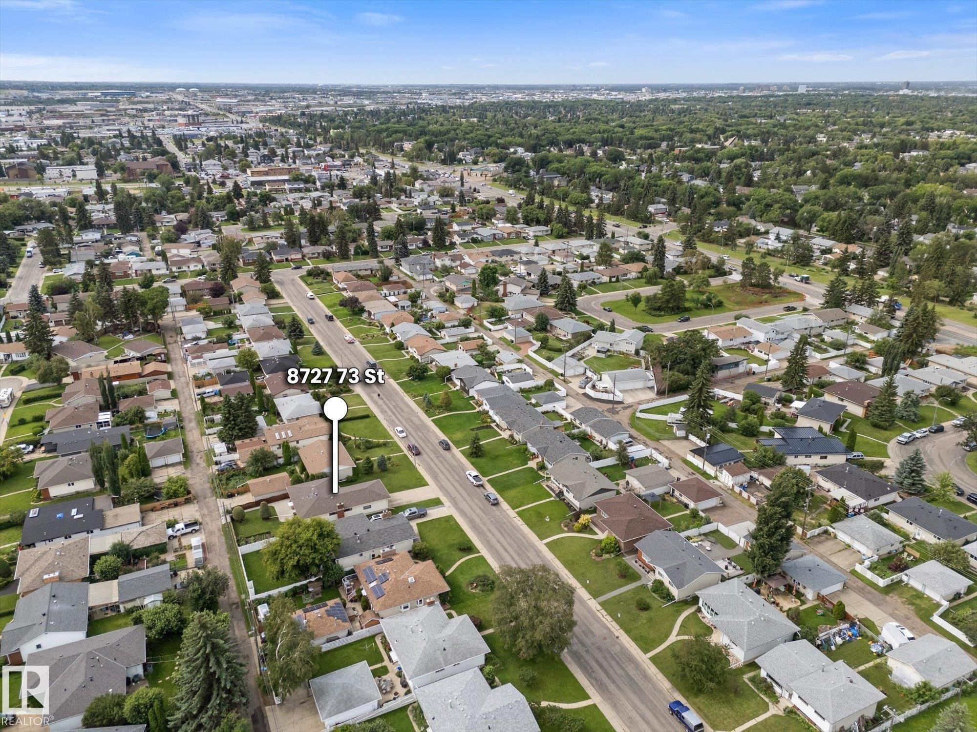 8727 73 Street Nw, Edmonton, AB - Outdoor With View