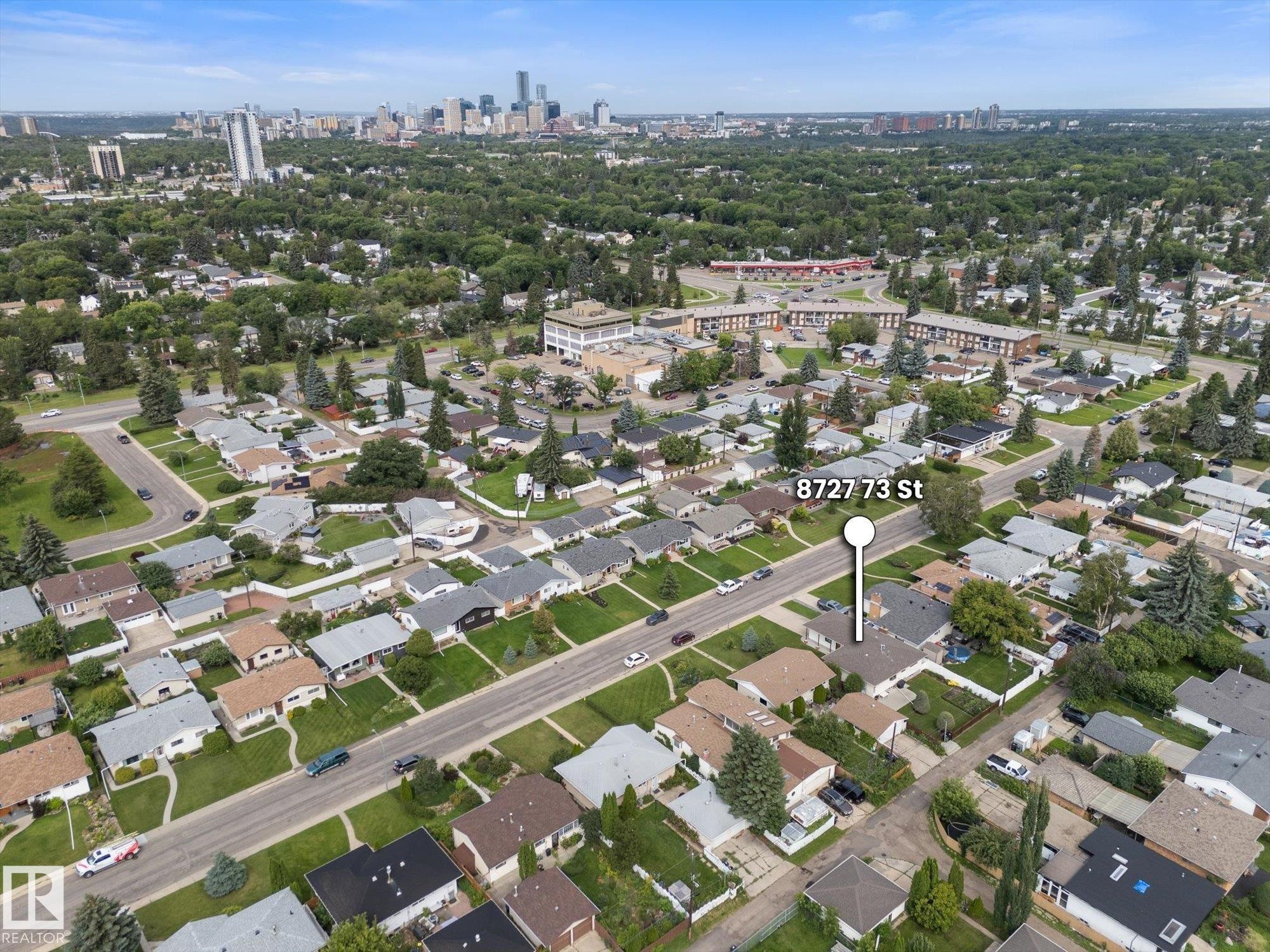 8727 73 Street Nw, Edmonton, AB - Outdoor With View