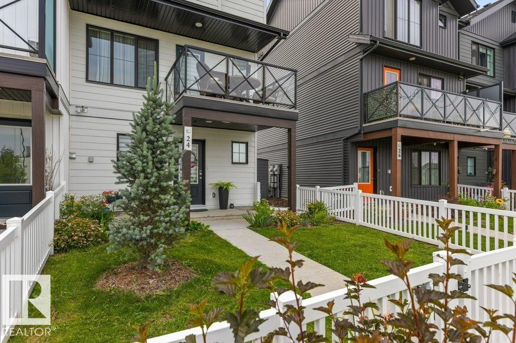 24 Jensen Gate, St. Albert, AB - Outdoor With Deck Patio Veranda