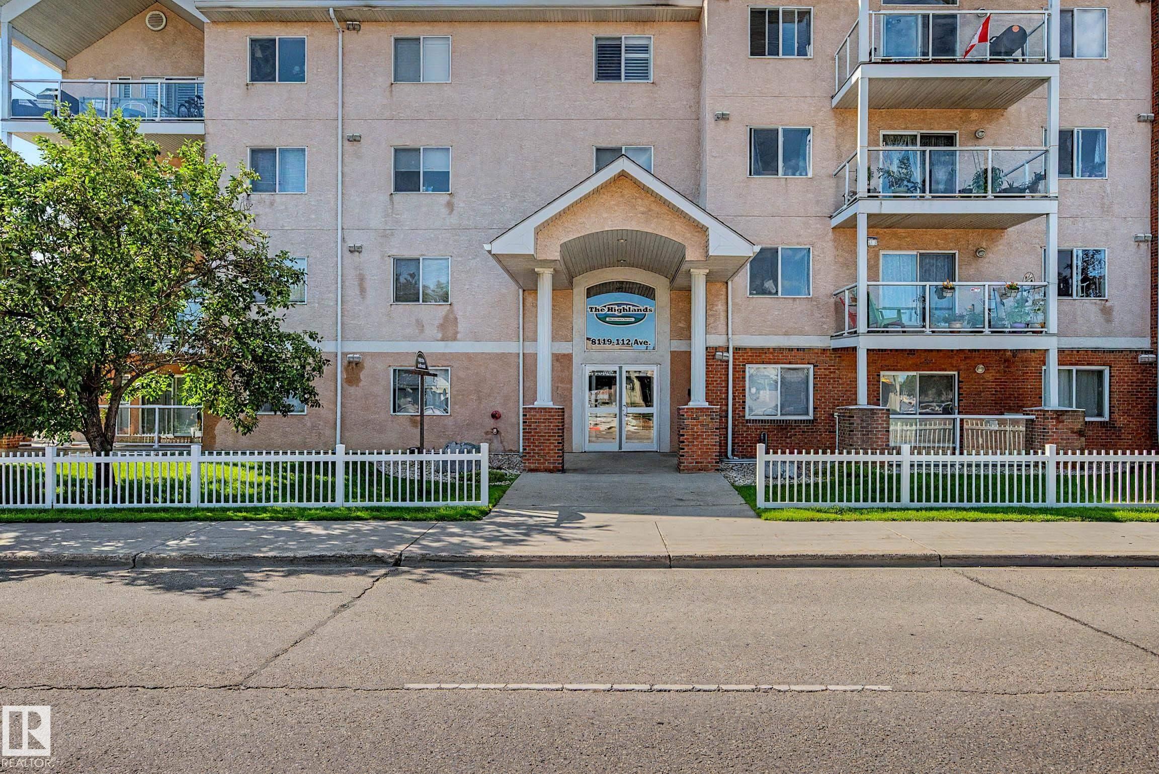 #203 8119 112 Av Nw, Edmonton, AB - Outdoor With Balcony