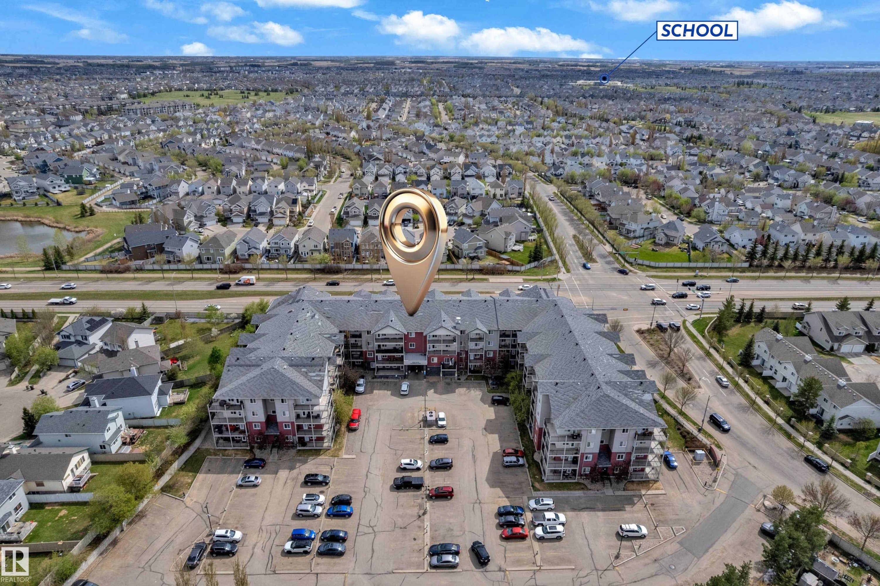 #326 111 Edwards Dr Sw, Edmonton, AB - Outdoor With View
