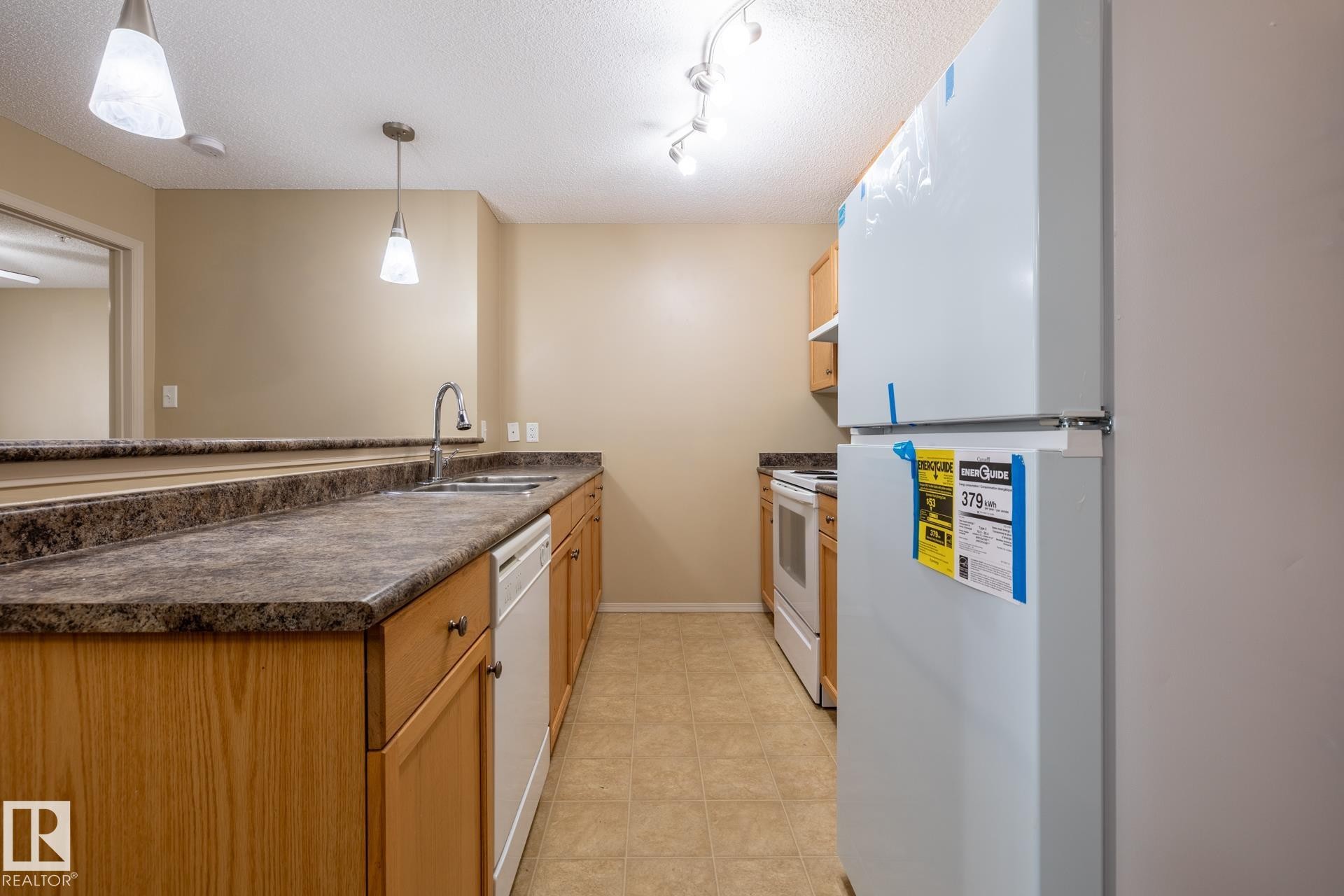 #106 1188 Hyndman Rd Nw, Edmonton, AB - Indoor Photo Showing Kitchen