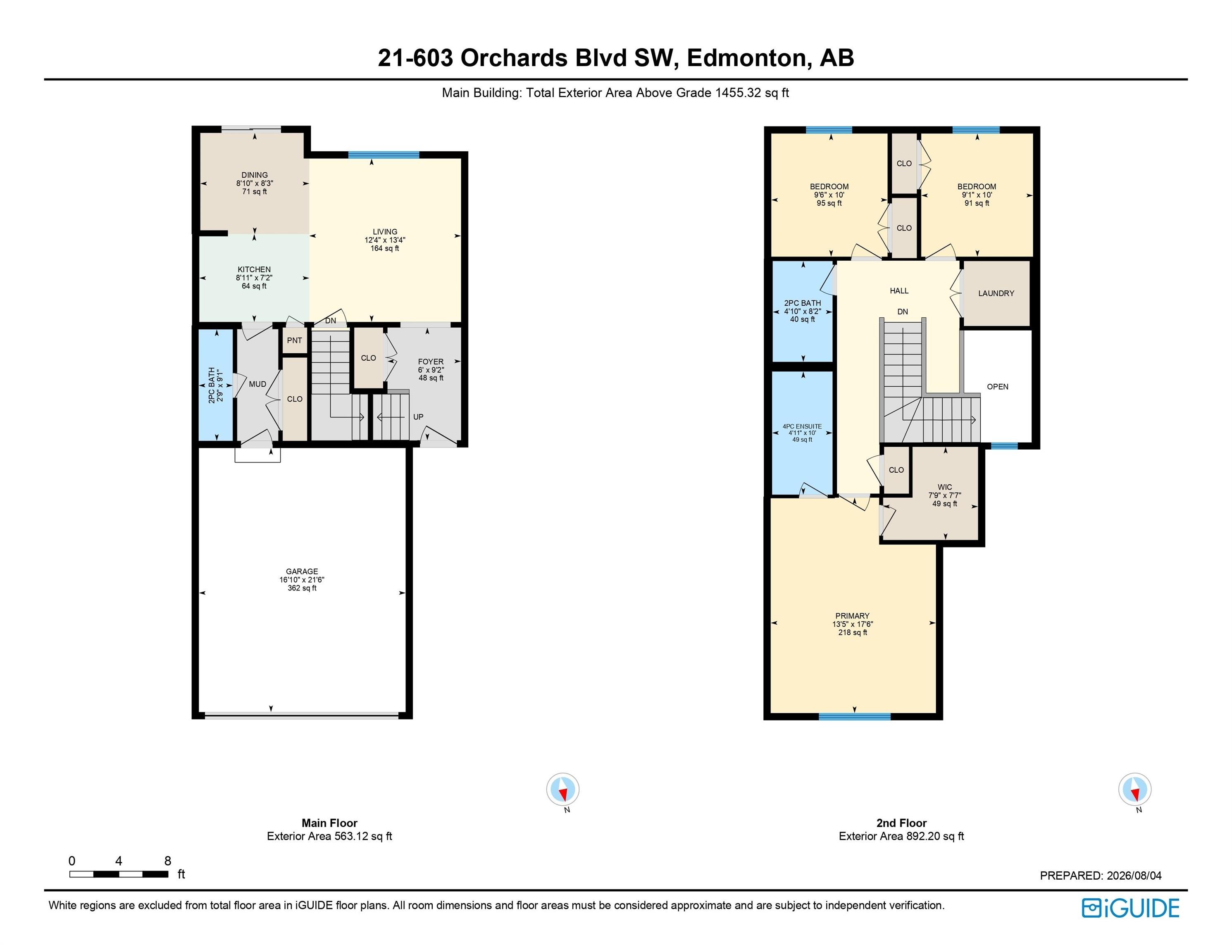 #21 603 Orchards Bv Sw, Edmonton, AB - Other