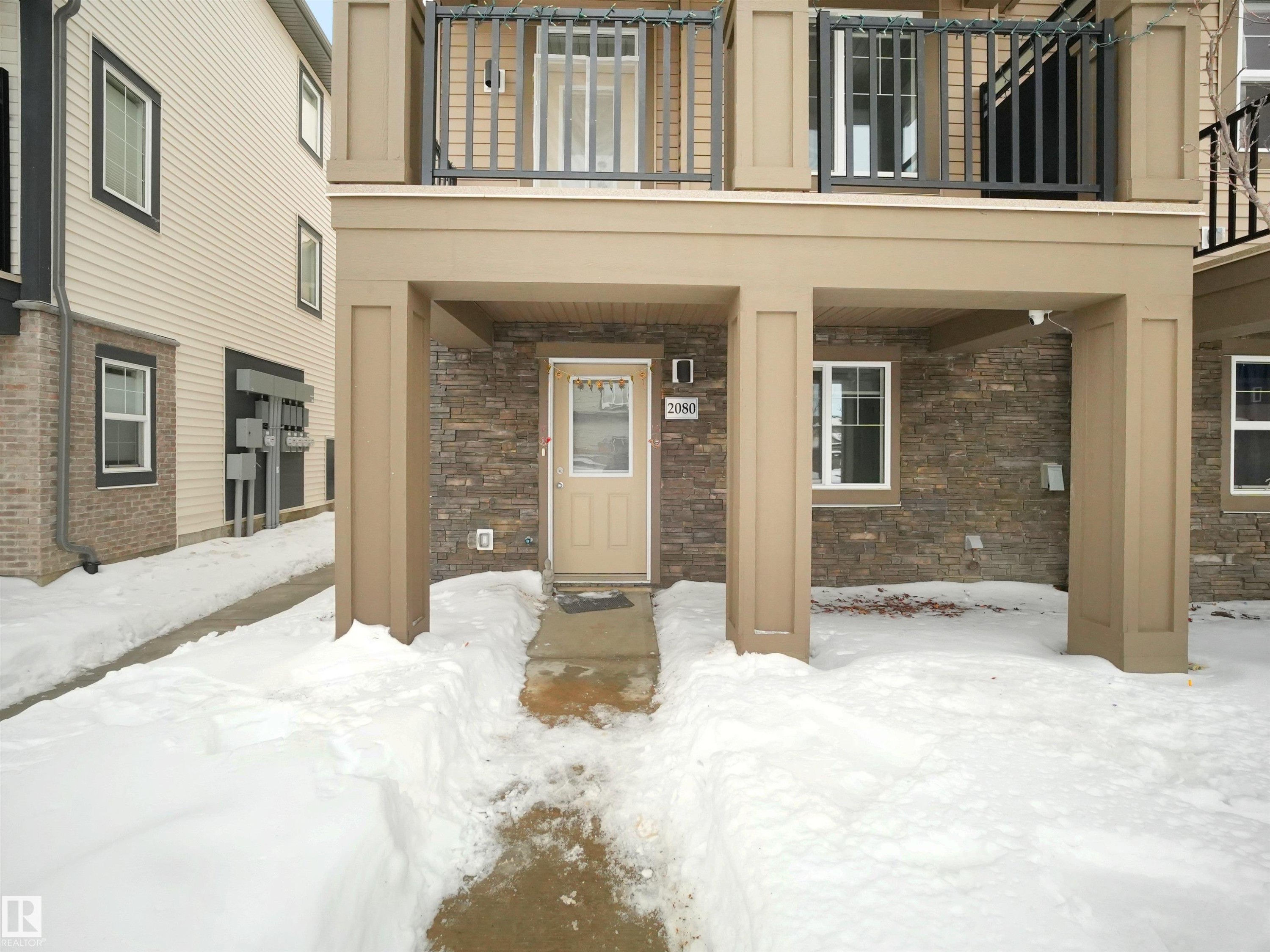 2080 Wonnacott Way Sw, Edmonton, AB - Outdoor With Balcony