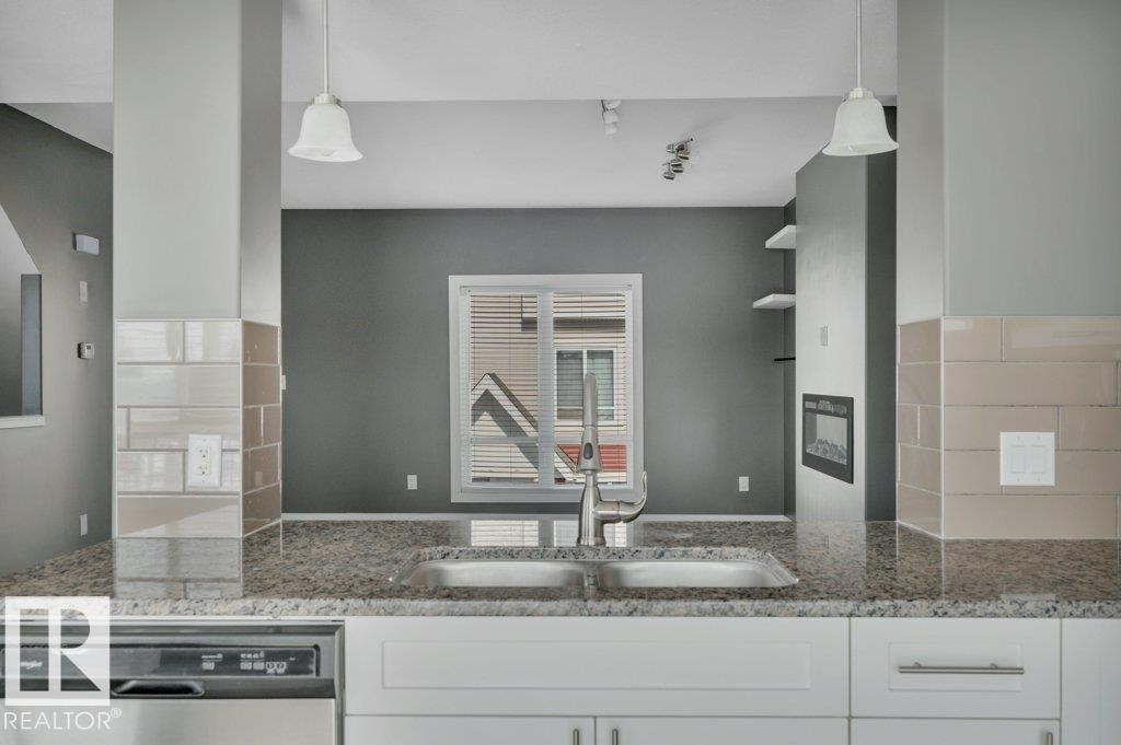 #13 13003 132 Av Nw, Edmonton, AB - Indoor Photo Showing Kitchen With Double Sink With Upgraded Kitchen