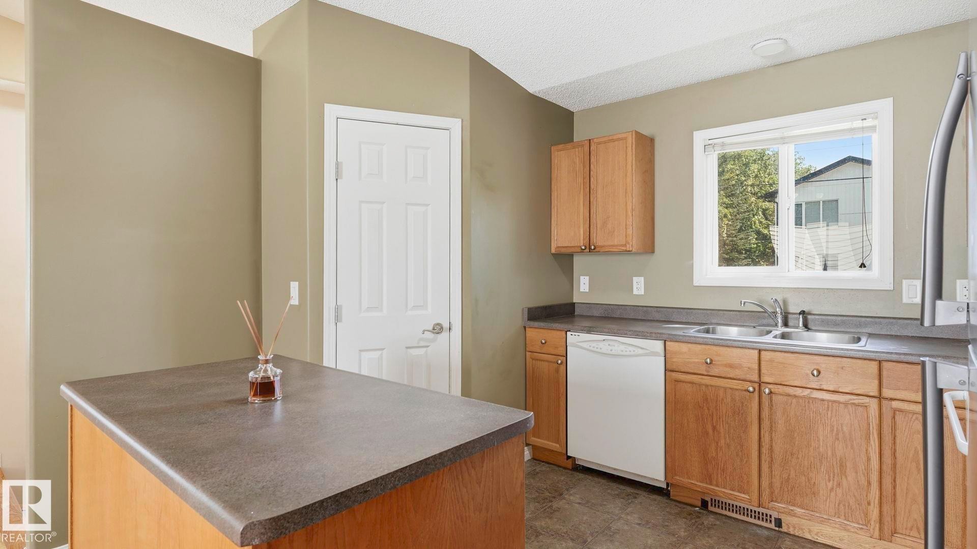 12002 91 Street Nw, Edmonton, AB - Indoor Photo Showing Kitchen With Double Sink