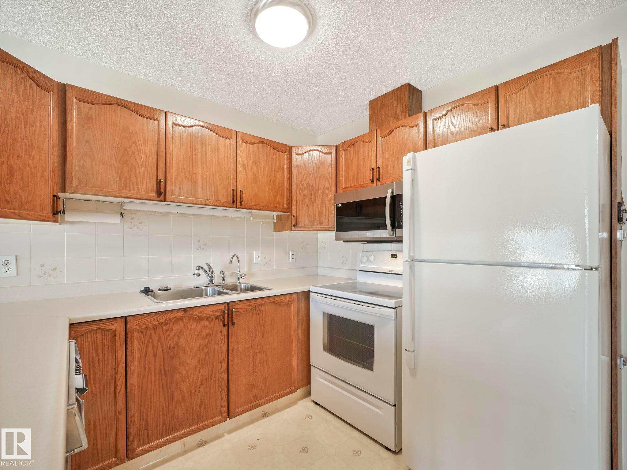 1521 62 Street Nw, Edmonton, AB - Indoor Photo Showing Kitchen With Double Sink