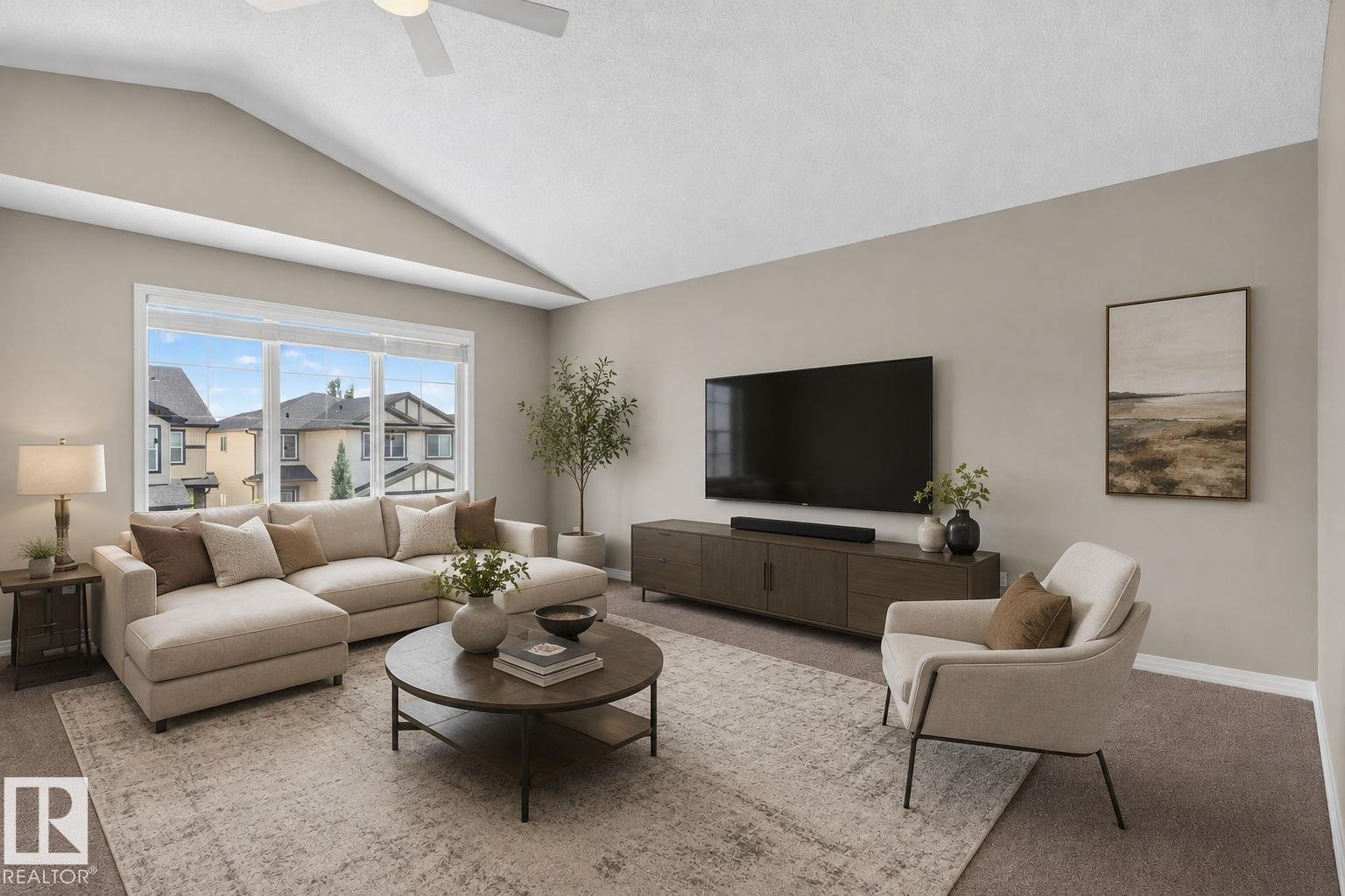 3536 Claxton Crescent Sw, Edmonton, AB - Indoor Photo Showing Living Room