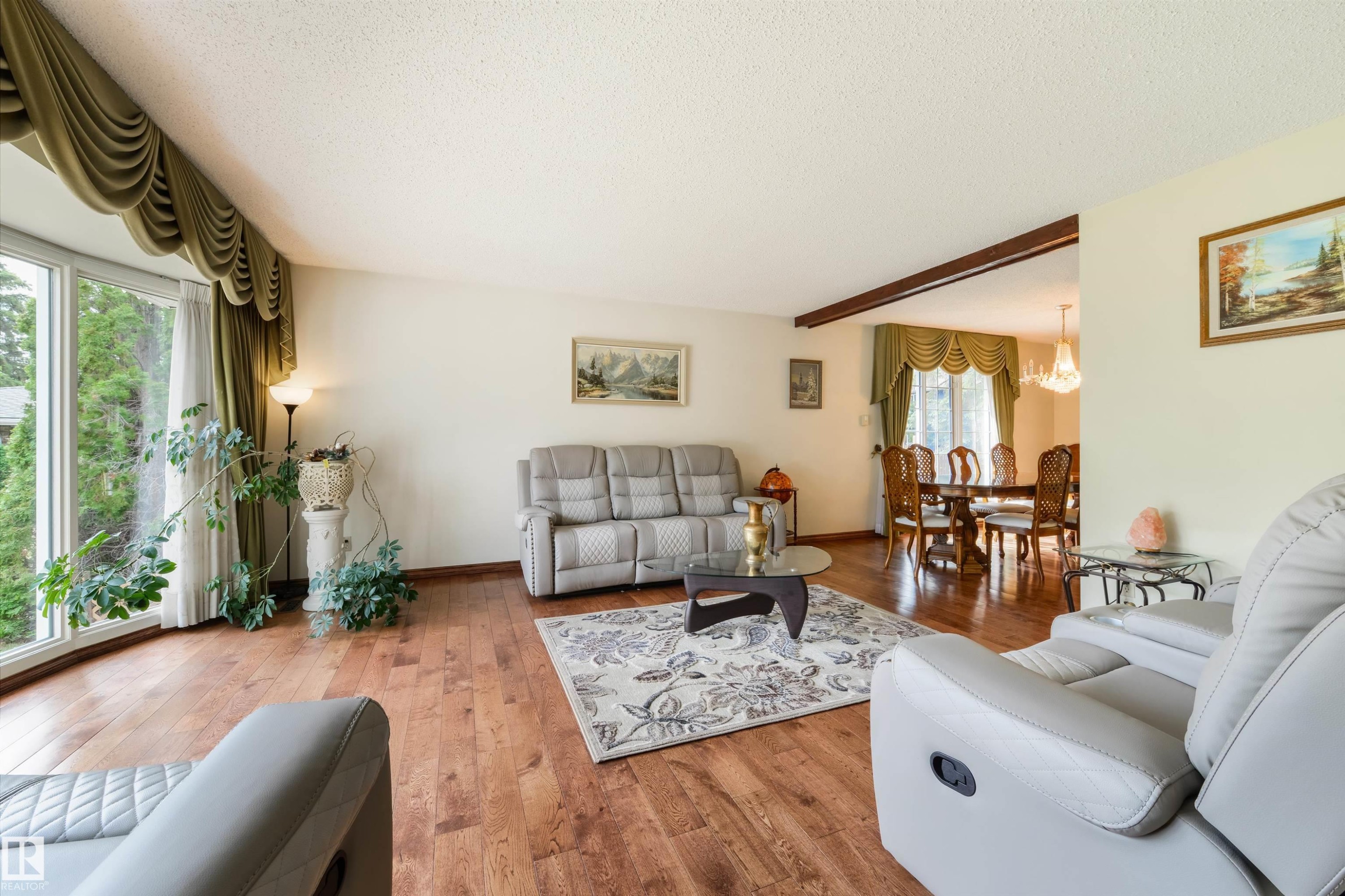 206 Wolf Willow Crescent Nw, Edmonton, AB - Indoor Photo Showing Living Room
