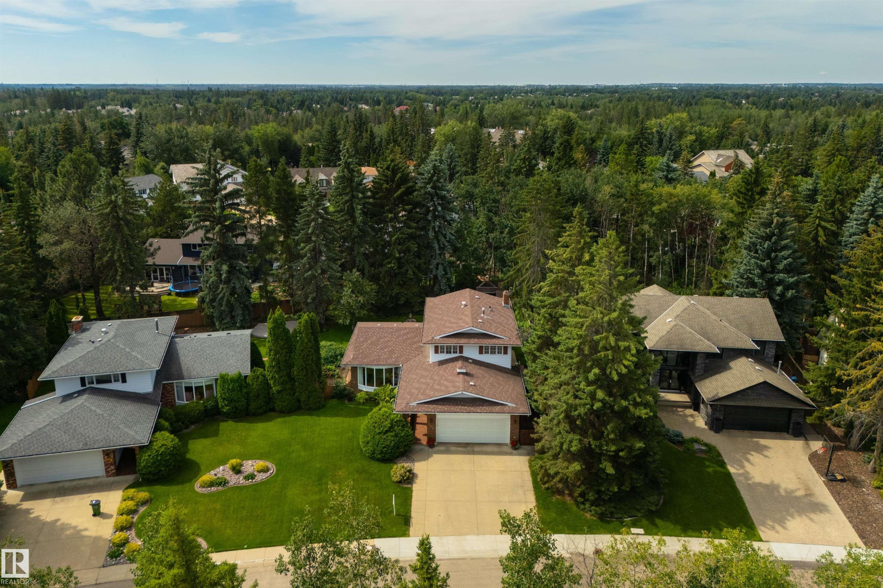 206 Wolf Willow Crescent Nw, Edmonton, AB - Outdoor With View