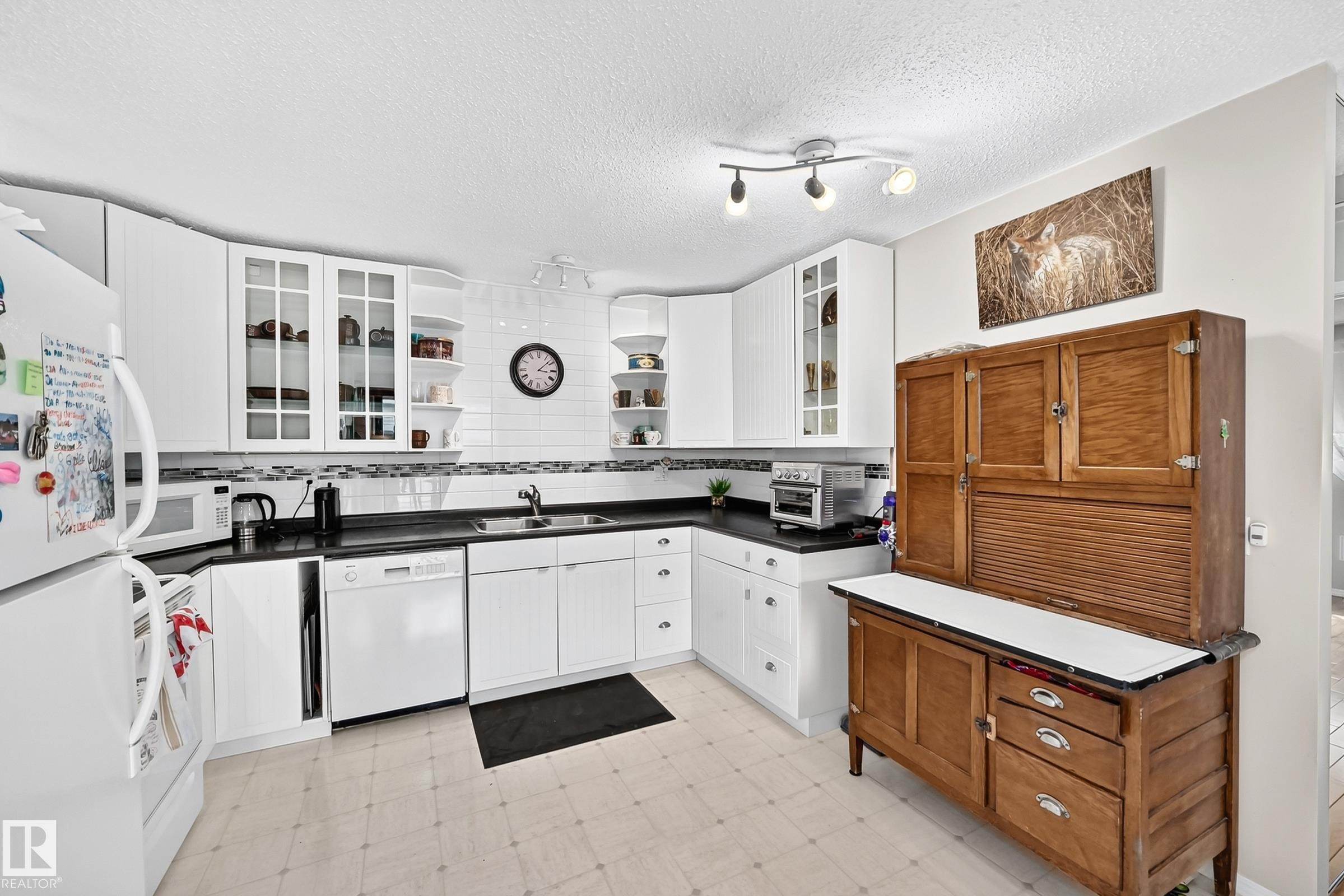 371 Kirkpatrick Crescent Nw, Edmonton, AB - Indoor Photo Showing Kitchen With Double Sink