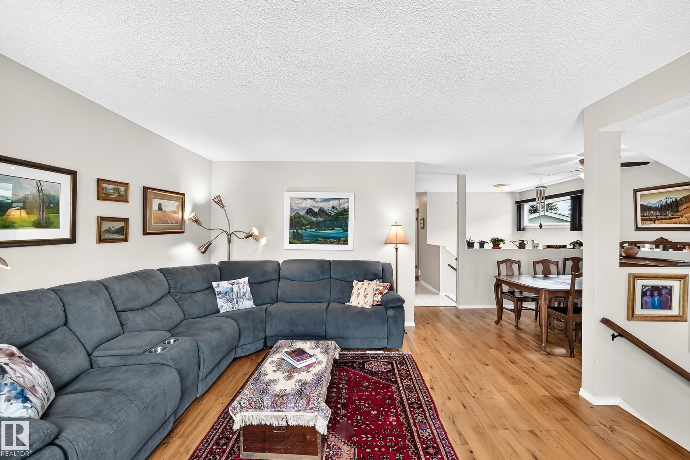 371 Kirkpatrick Crescent Nw, Edmonton, AB - Indoor Photo Showing Living Room