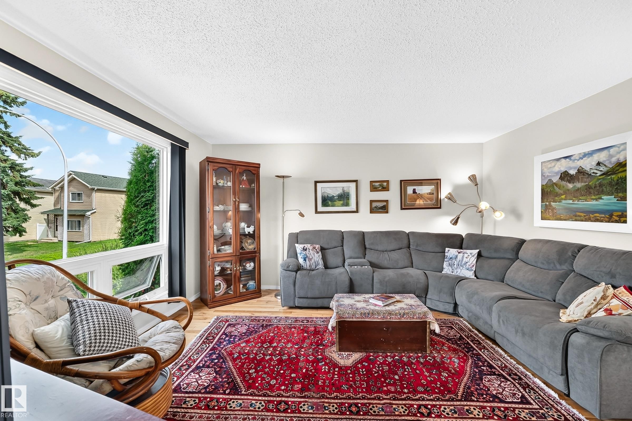 371 Kirkpatrick Crescent Nw, Edmonton, AB - Indoor Photo Showing Living Room