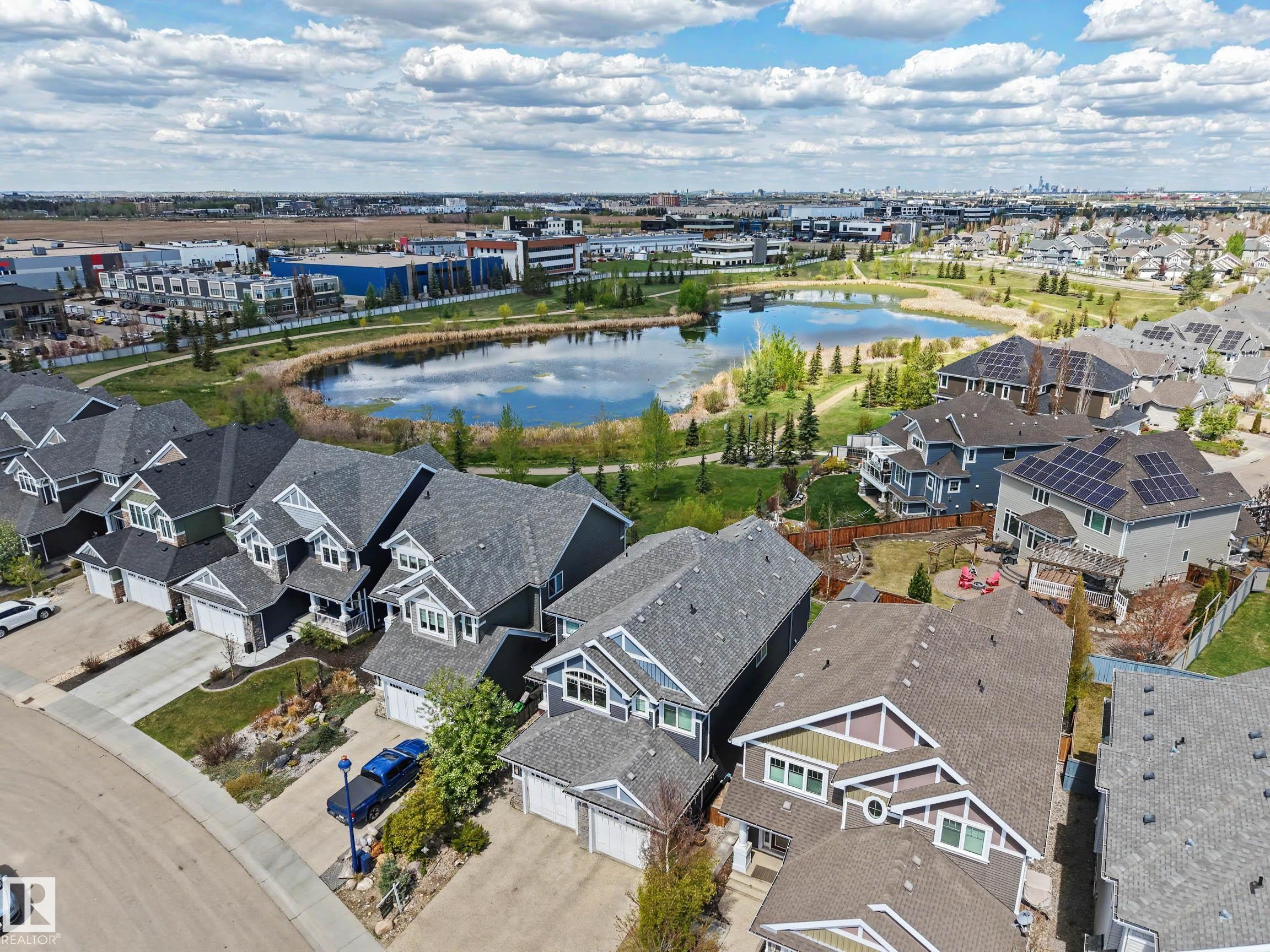 9036 24 Avenue Sw, Edmonton, AB - Outdoor With Body Of Water With View
