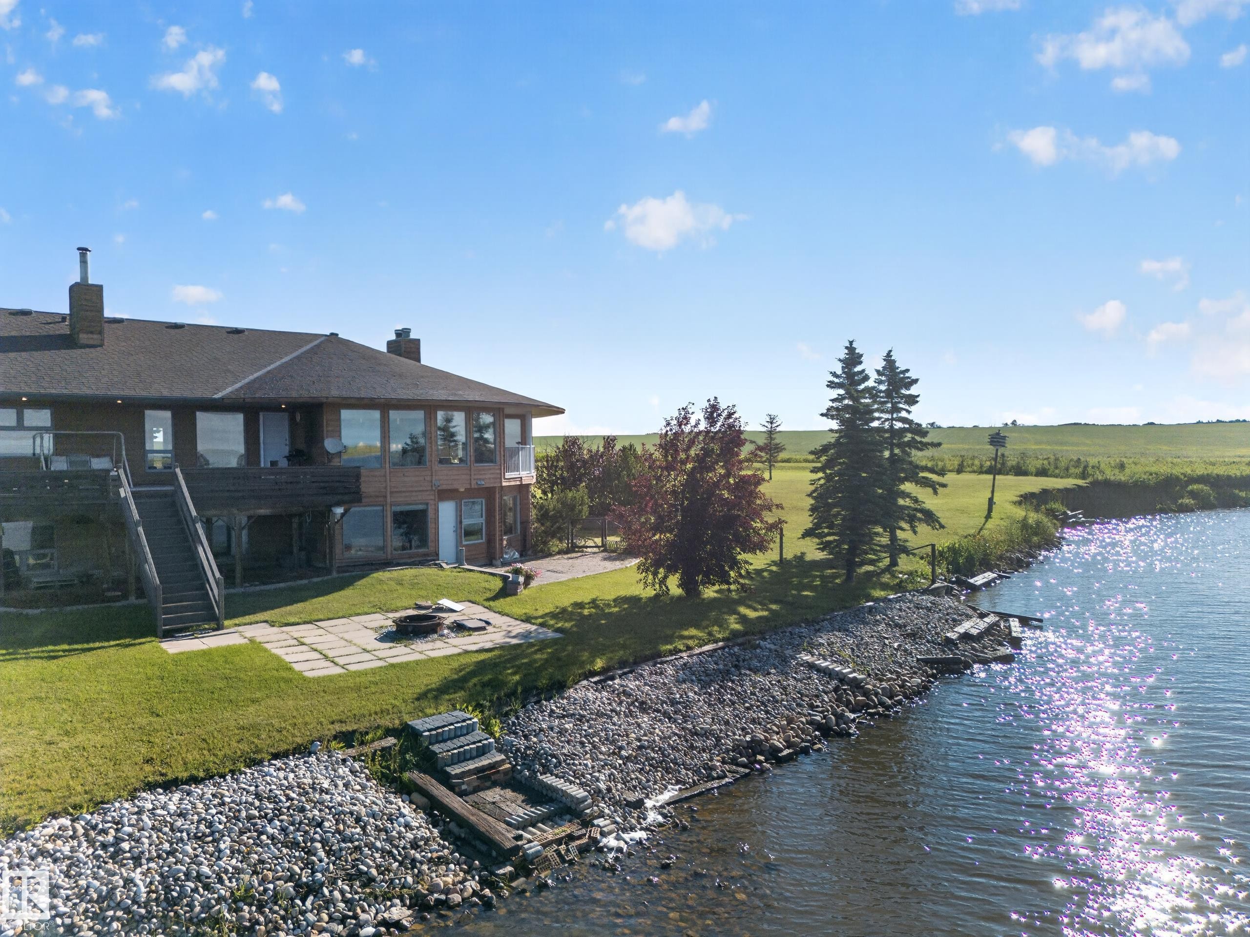 48208 Range Road, Rural Beaver County, AB - Outdoor With Body Of Water