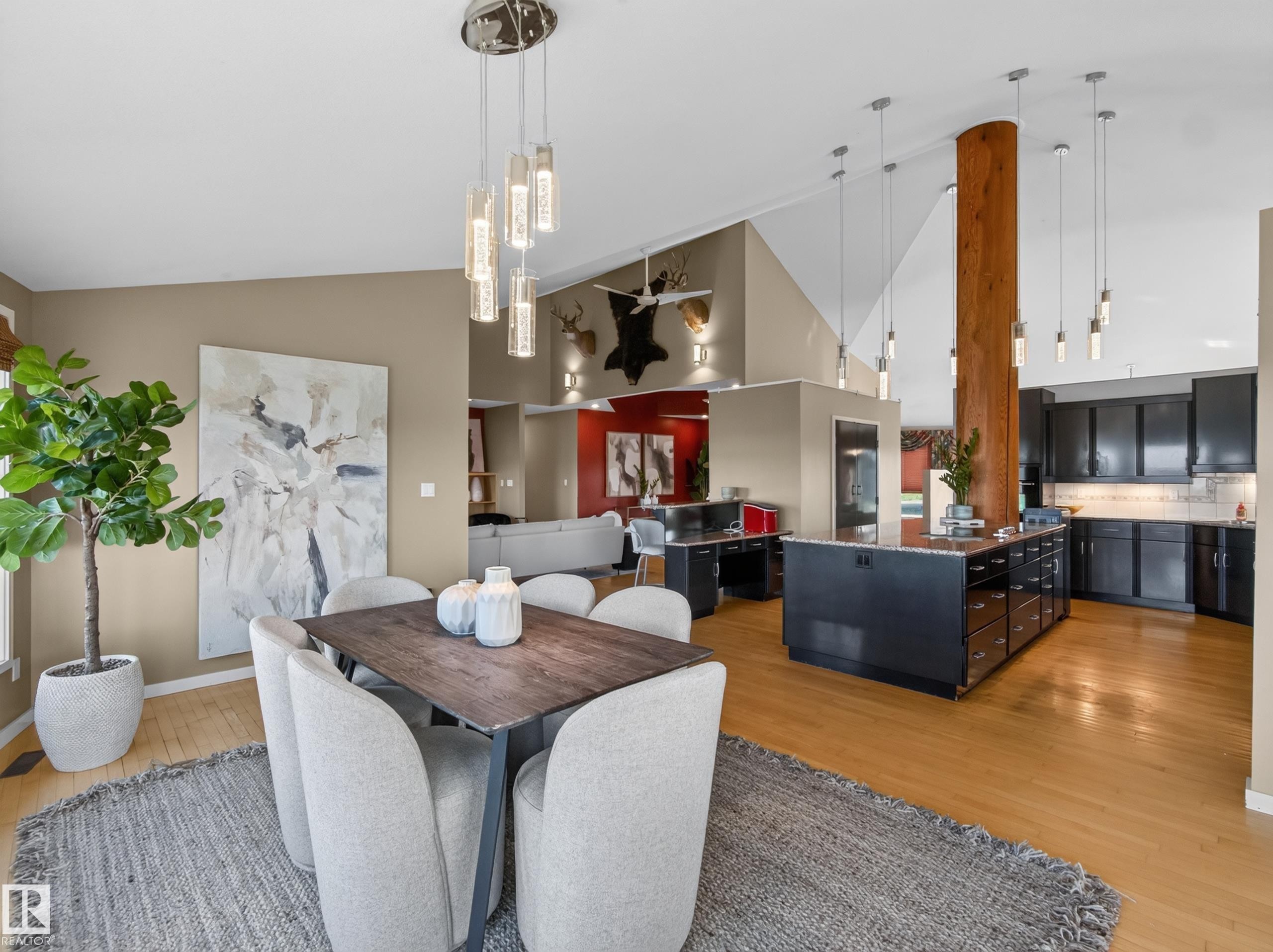 48208 Range Road, Rural Beaver County, AB - Indoor Photo Showing Dining Room