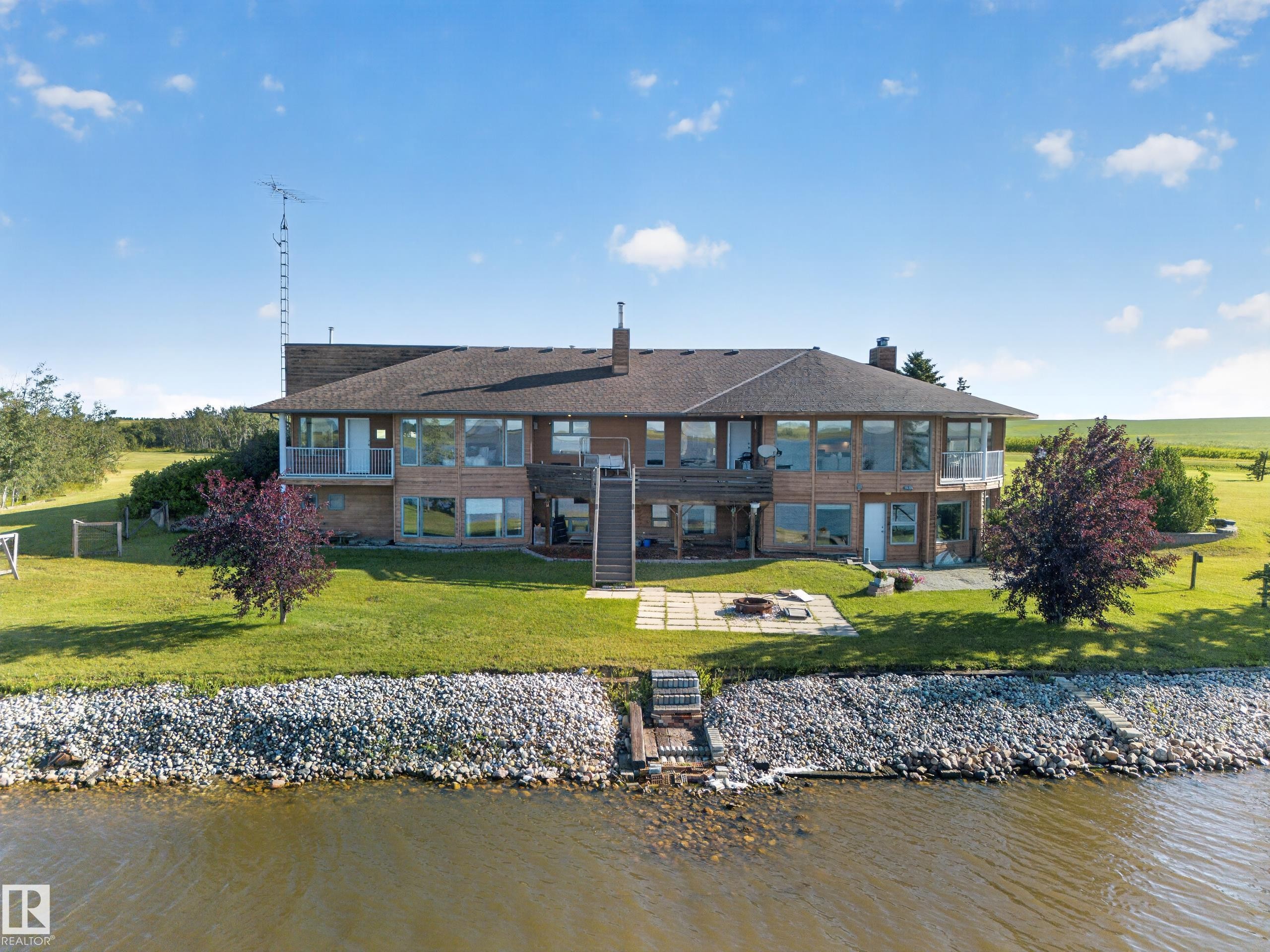 48208 Range Road, Rural Beaver County, AB - Outdoor With Body Of Water