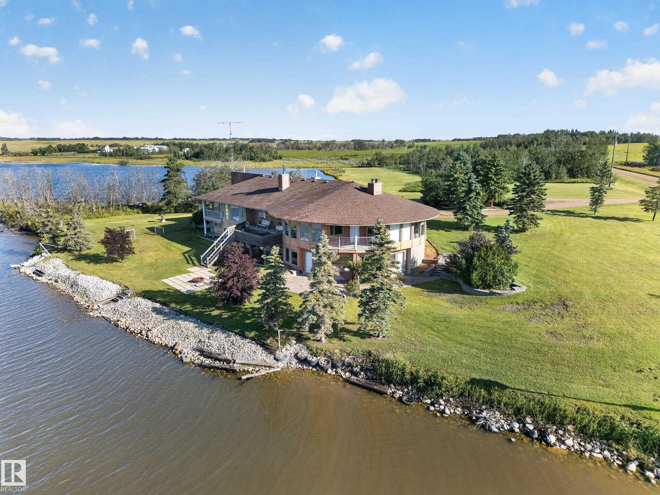 48208 Range Road, Rural Beaver County, AB - Outdoor With Body Of Water With View
