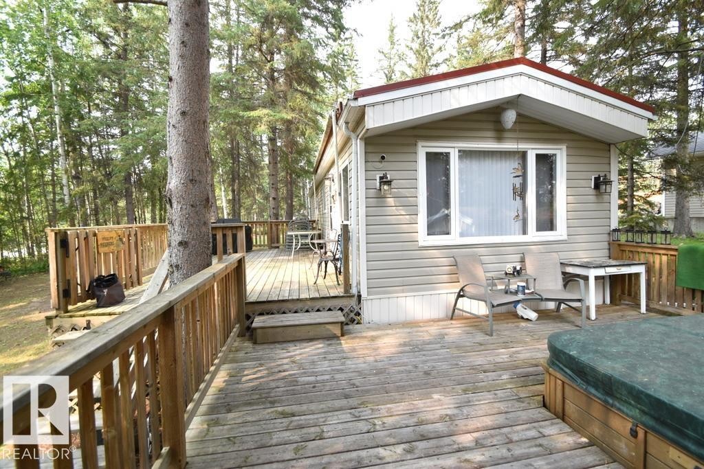 280A Lyn Lane (Amisk Lake), Rural Athabasca County, AB - Outdoor With Deck Patio Veranda With Exterior