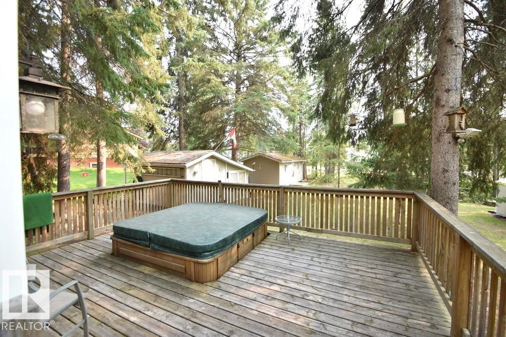 280A Lyn Lane (Amisk Lake), Rural Athabasca County, AB - Outdoor With Deck Patio Veranda With Exterior