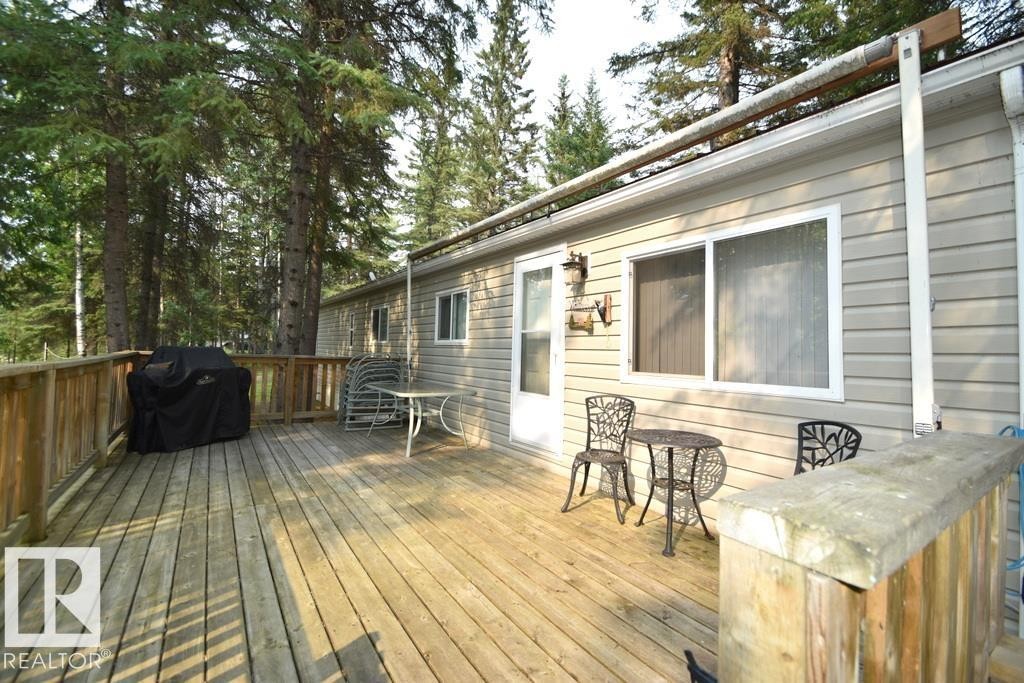 280A Lyn Lane (Amisk Lake), Rural Athabasca County, AB - Outdoor With Deck Patio Veranda With Exterior
