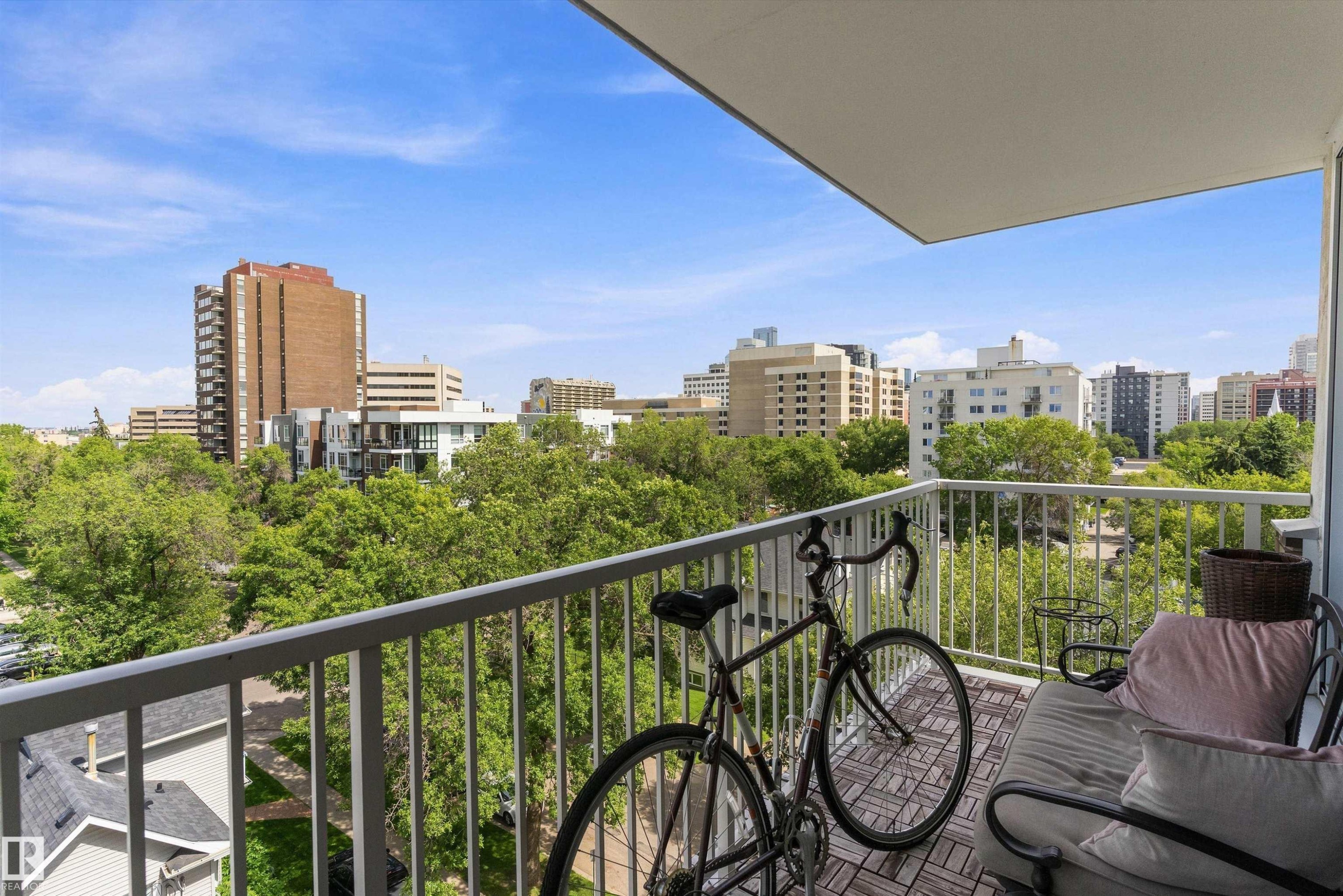 #706 9930 113 St Nw, Edmonton, AB - Outdoor With Balcony With View With Exterior