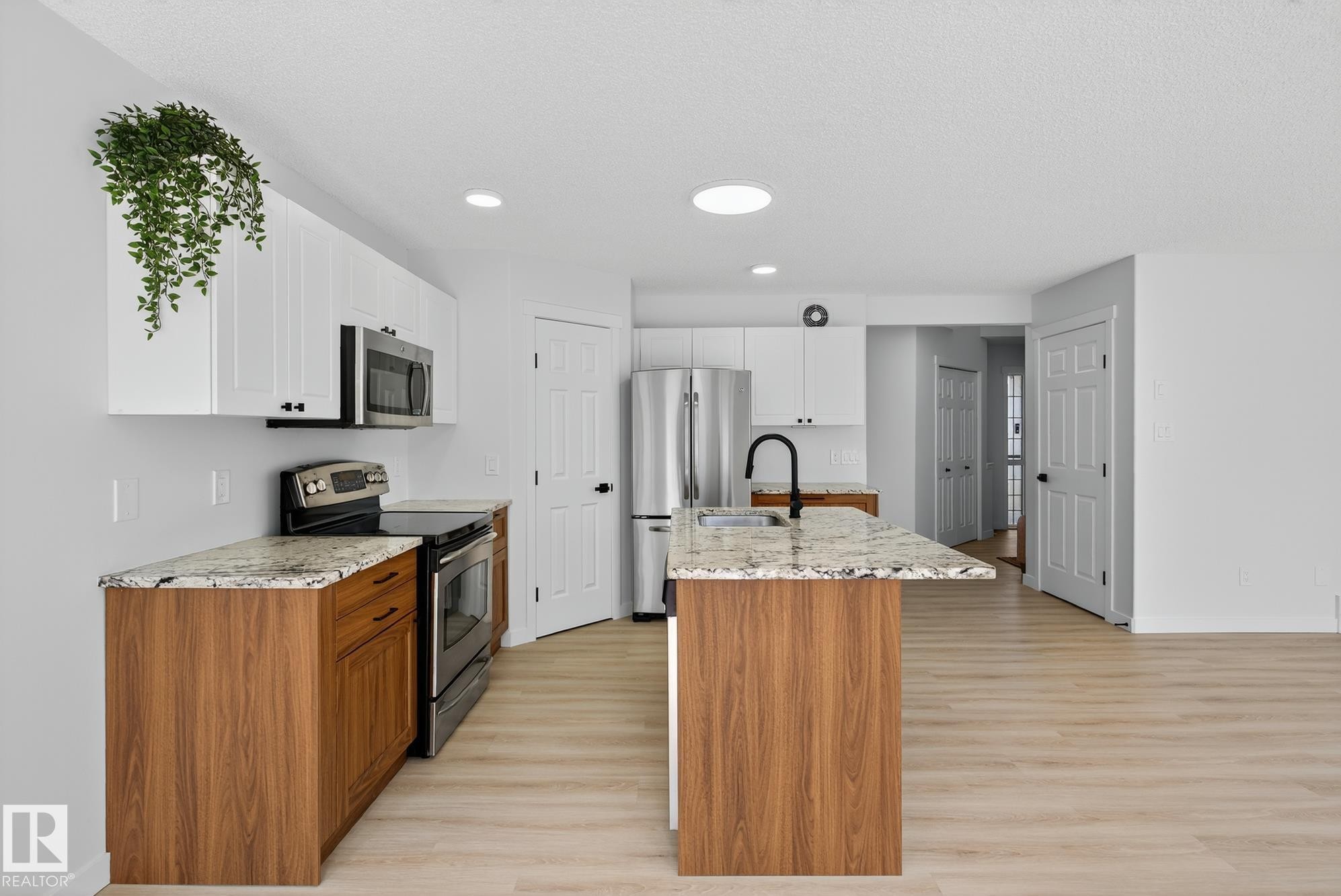 168 Ward Crescent Nw, Edmonton, AB - Indoor Photo Showing Kitchen With Upgraded Kitchen