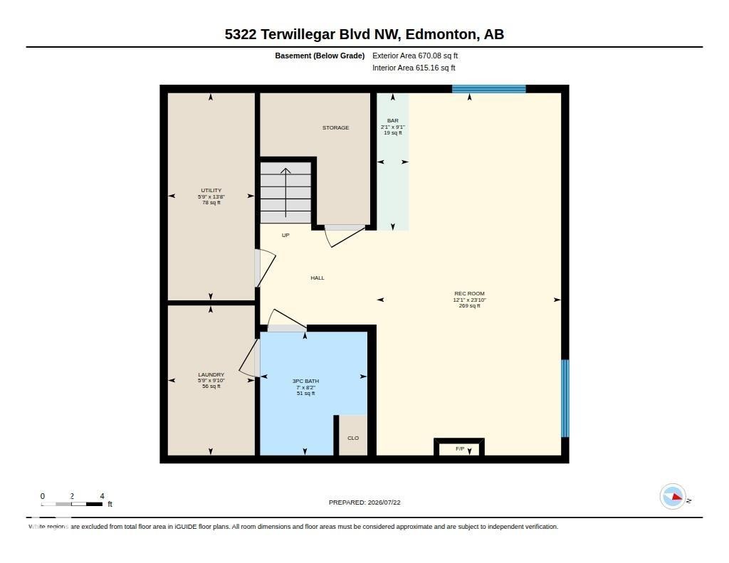 Floor plan - 5322 Terwillegar Boulevard Nw, Edmonton, AB - Other