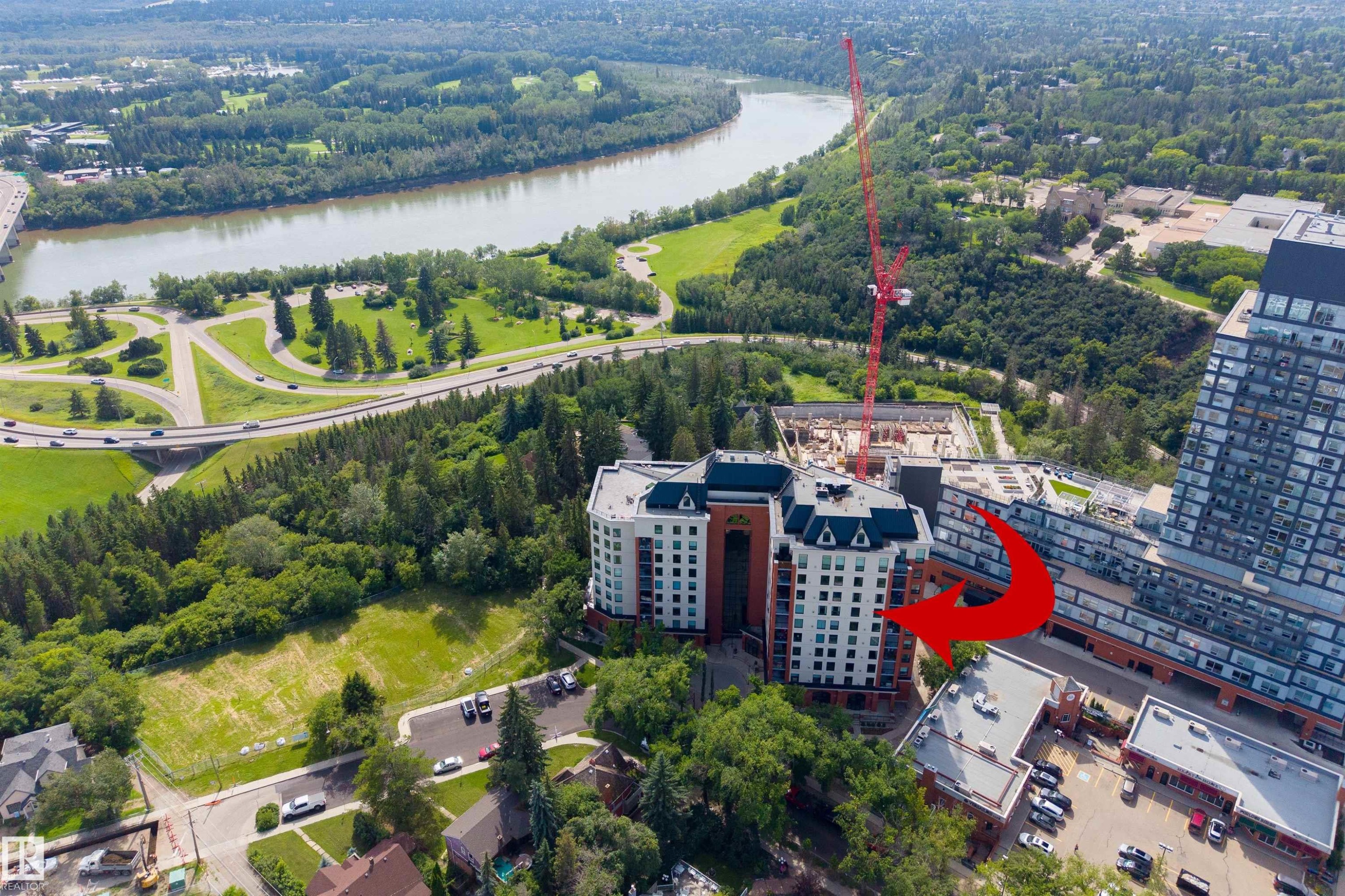 #105 10108 125 St Nw, Edmonton, AB - Outdoor With Body Of Water With View