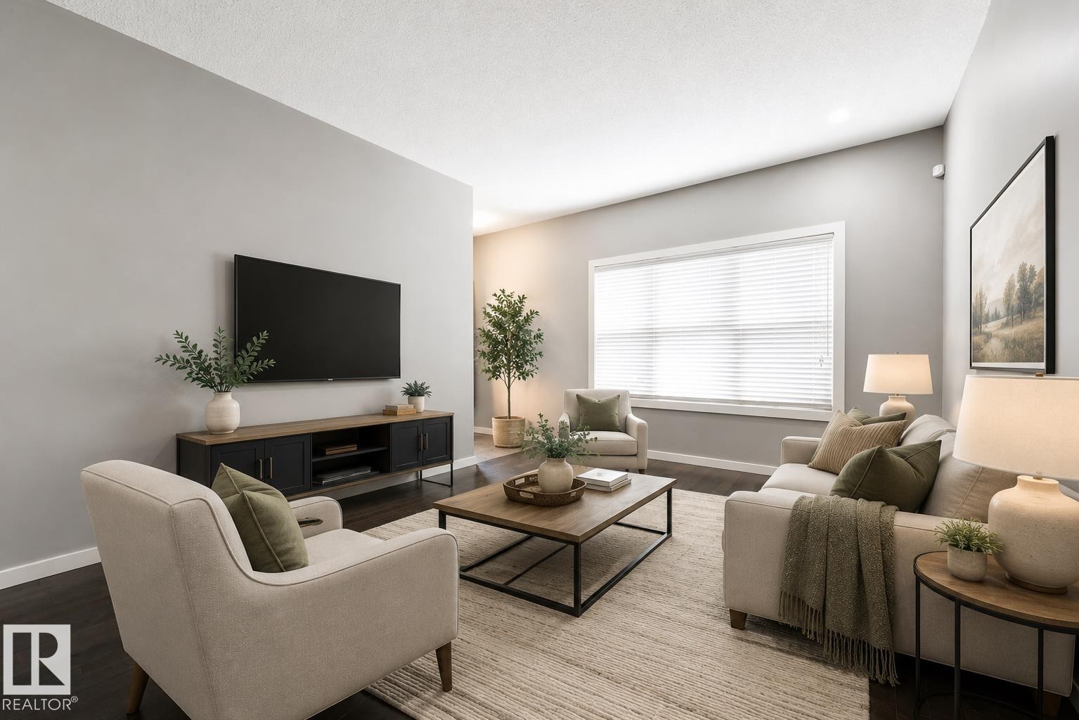 7058 Cardinal Way Sw, Edmonton, AB - Indoor Photo Showing Living Room