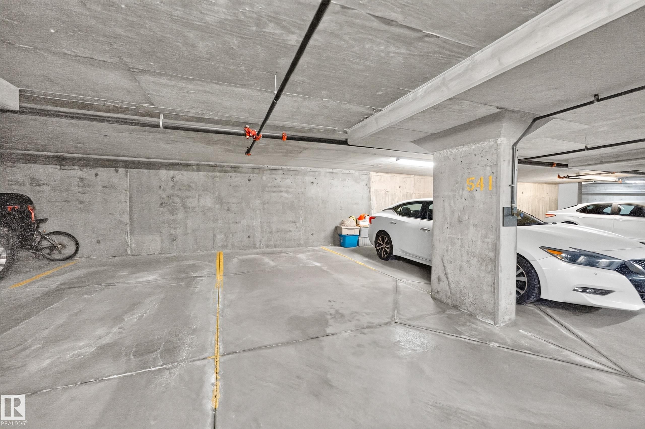 #222 5810 Mullen Pl Nw, Edmonton, AB - Indoor Photo Showing Garage