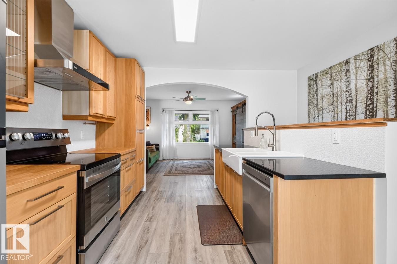 11834 59 Street Nw, Edmonton, AB - Indoor Photo Showing Kitchen With Stainless Steel Kitchen