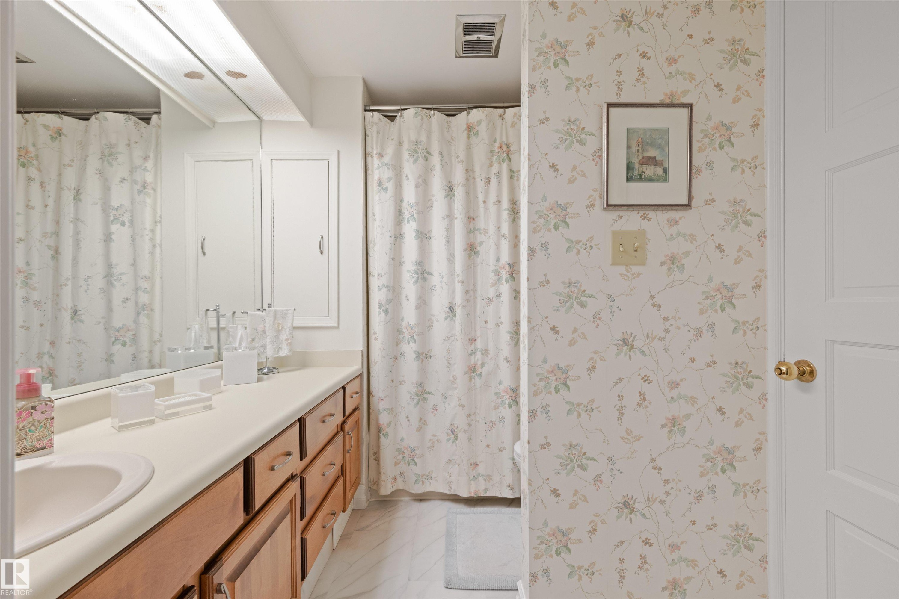 #1 14824 45 Av Nw, Edmonton, AB - Indoor Photo Showing Bathroom