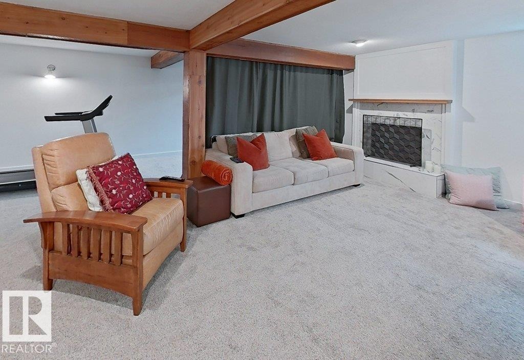 2725 104A Street Nw, Edmonton, AB - Indoor With Fireplace