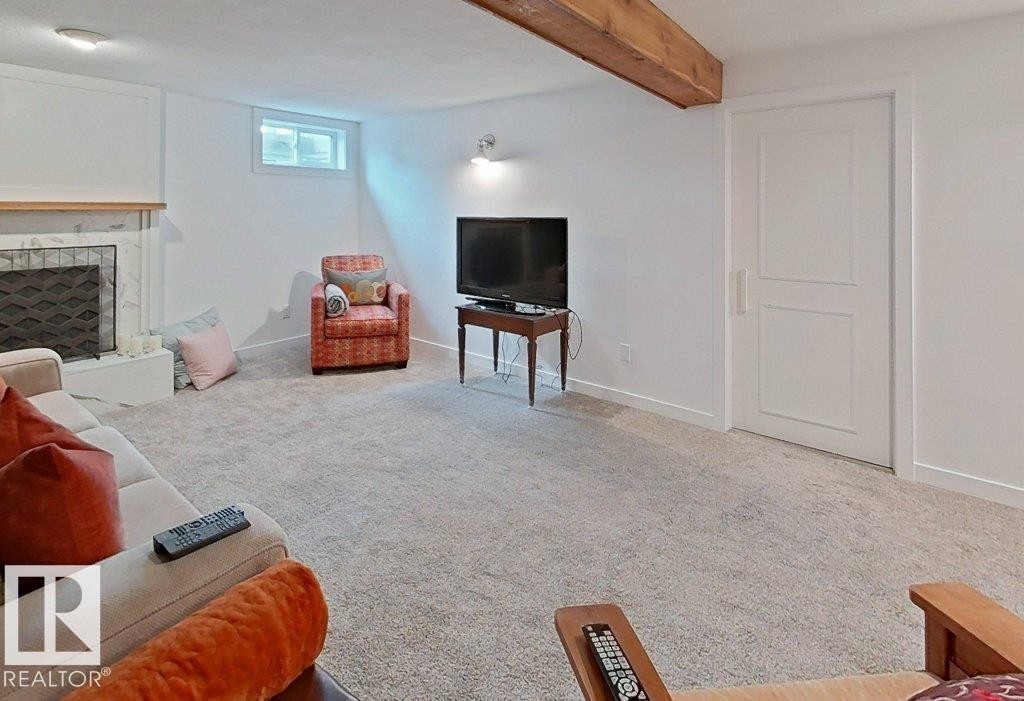 2725 104A Street Nw, Edmonton, AB - Indoor With Fireplace