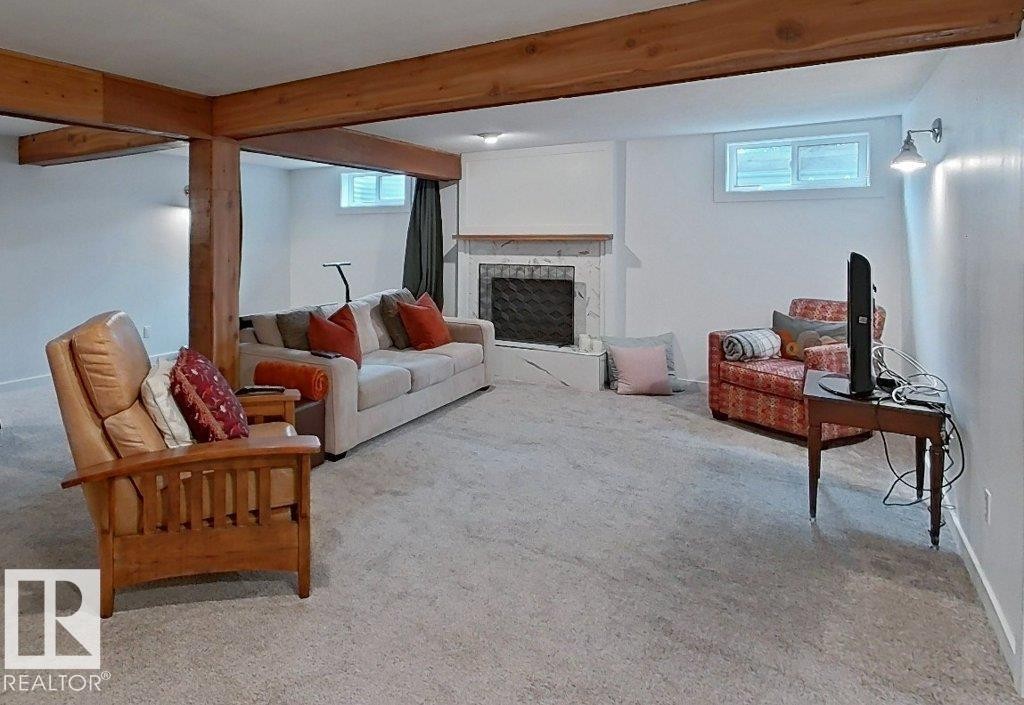 2725 104A Street Nw, Edmonton, AB - Indoor With Fireplace
