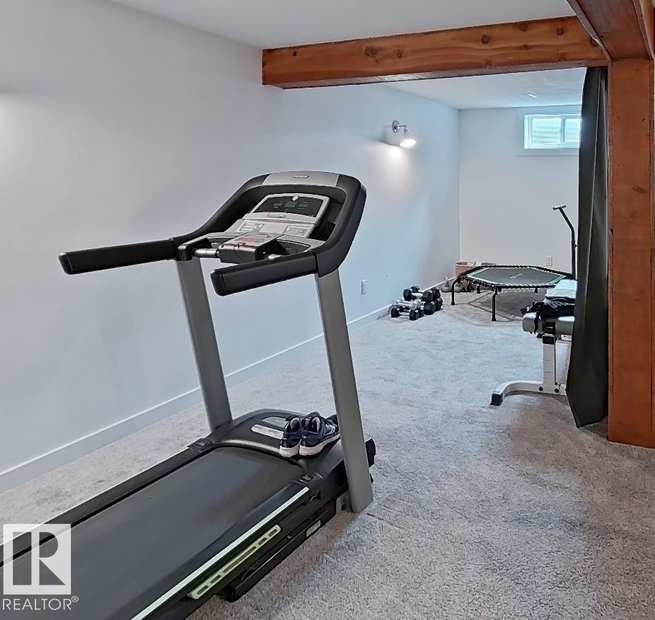 2725 104A Street Nw, Edmonton, AB - Indoor Photo Showing Gym Room
