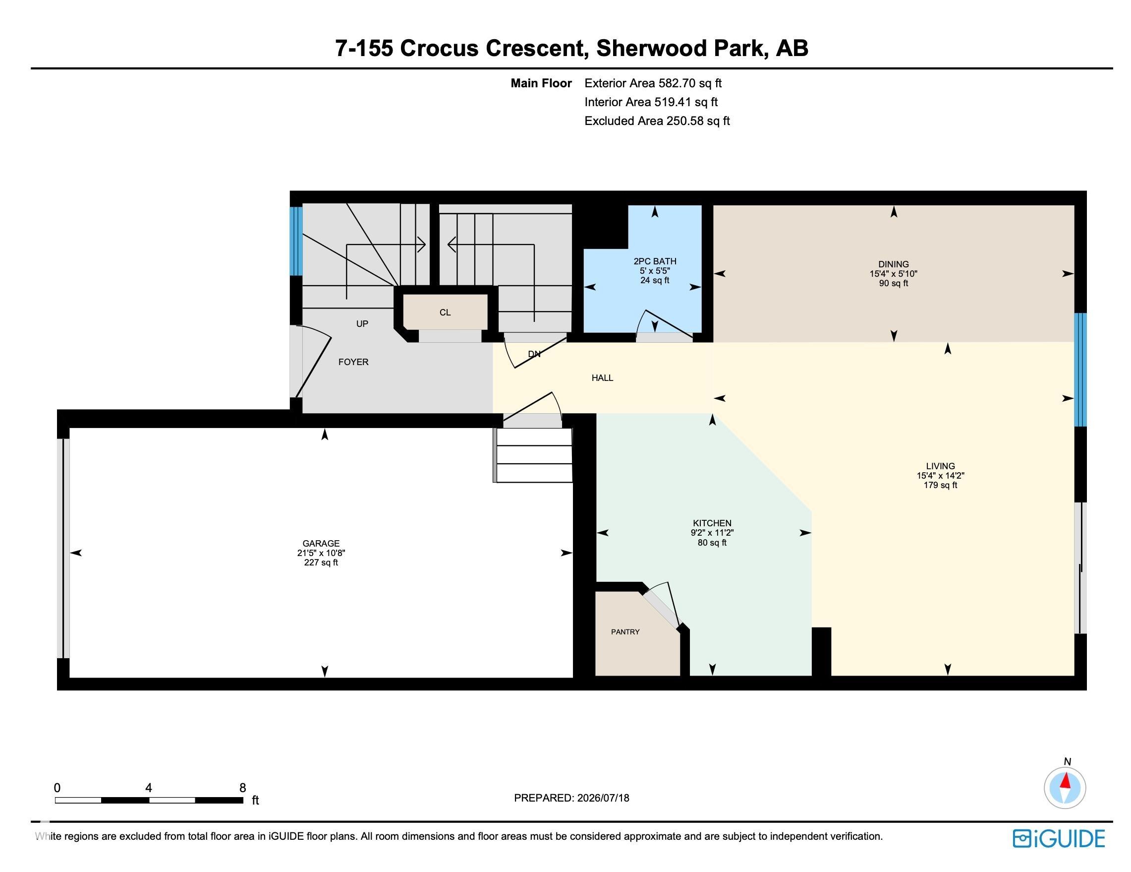 Floor plan - #7 155 Crocus Cr, Sherwood Park, AB - Other