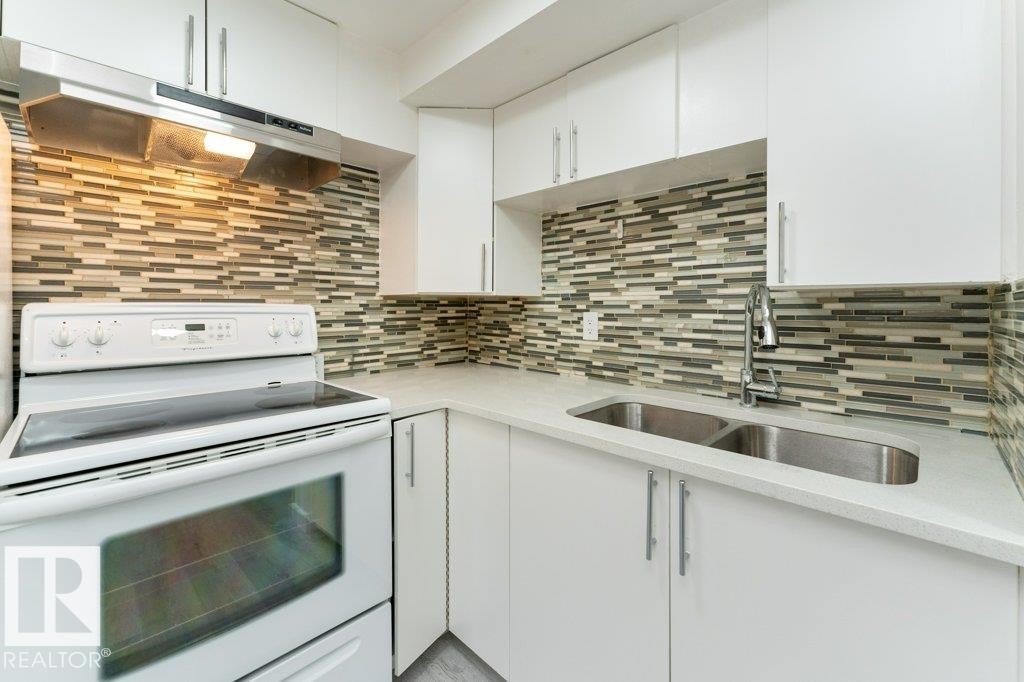 10712 103 Street Nw, Edmonton, AB - Indoor Photo Showing Kitchen With Double Sink
