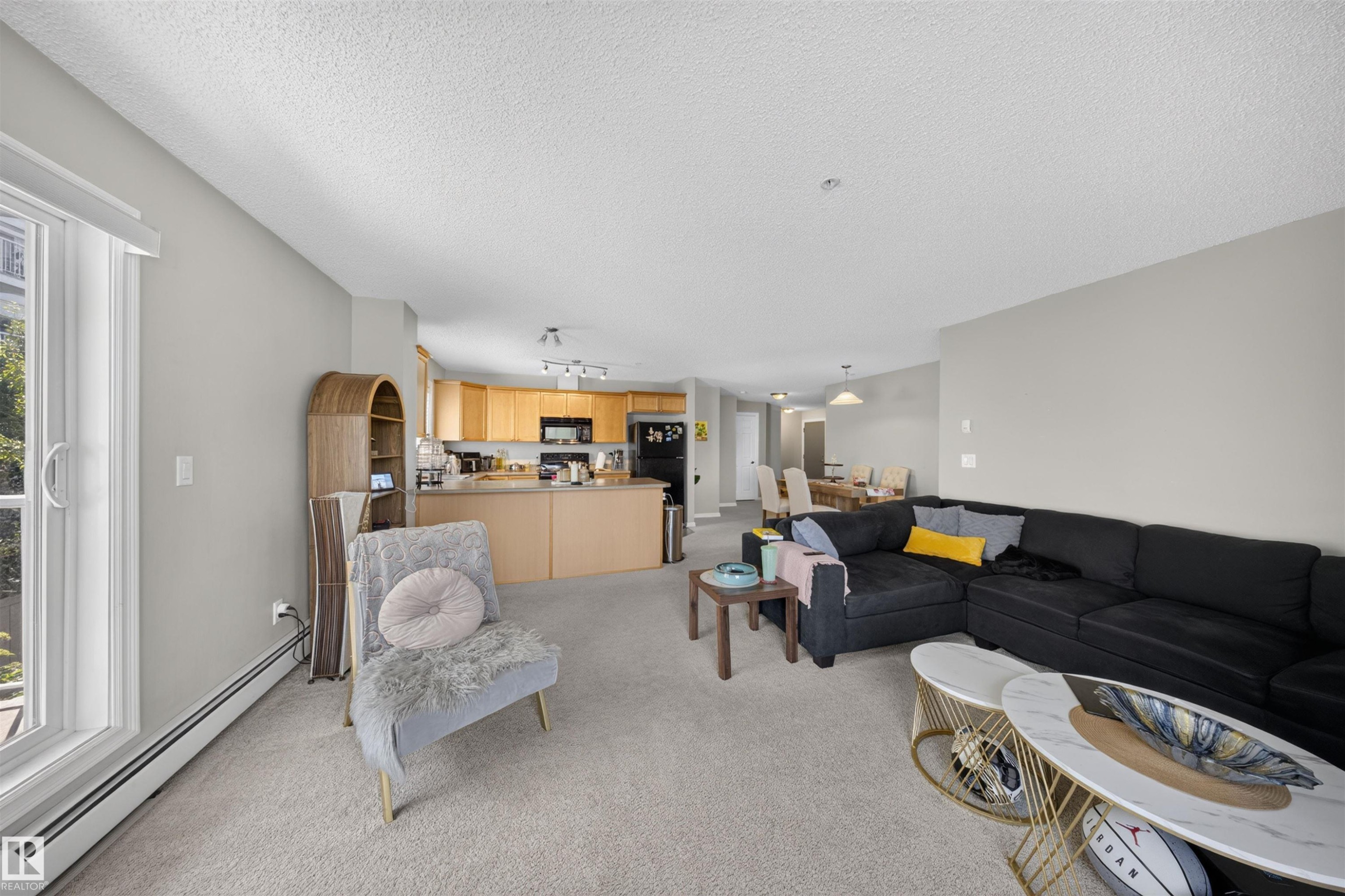#215 4403 23 St Nw, Edmonton, AB - Indoor Photo Showing Living Room